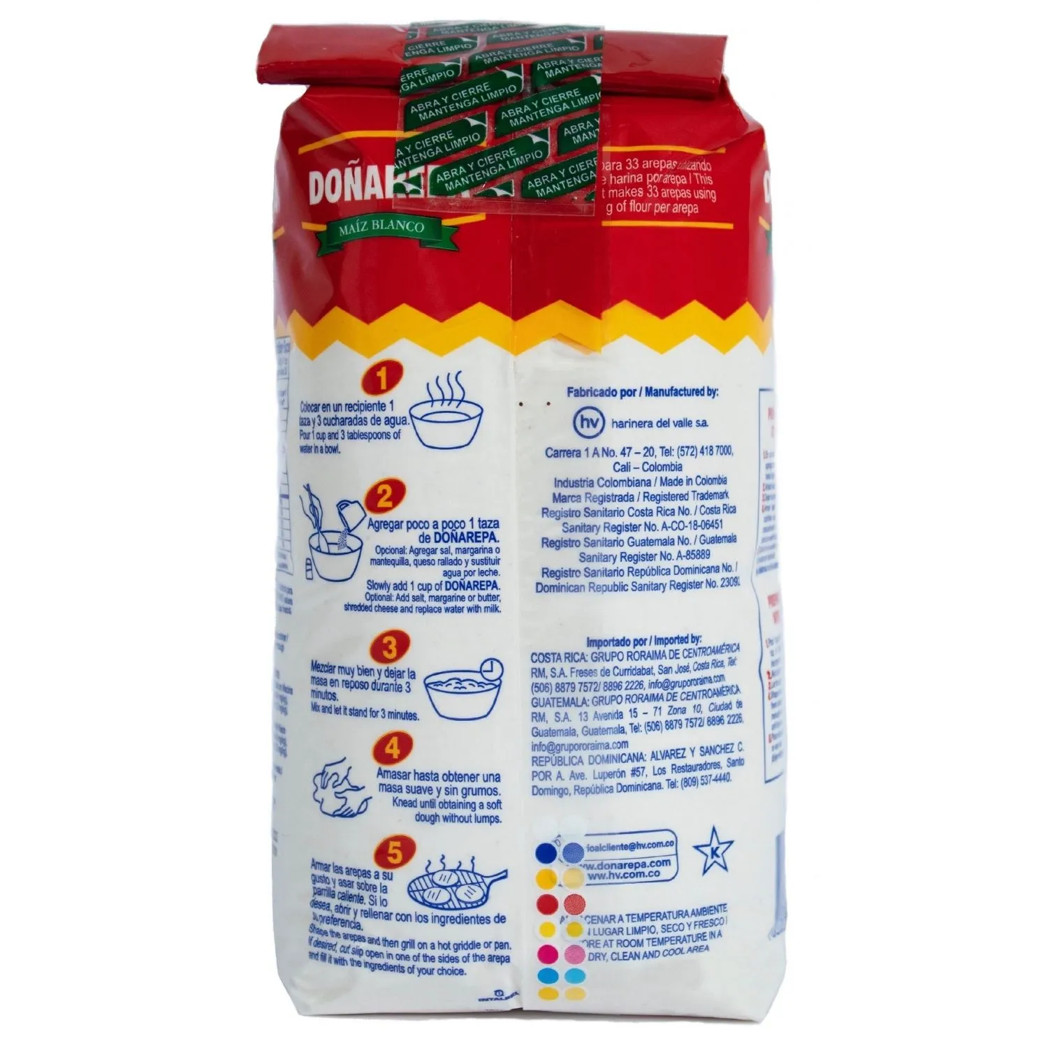 Harina Maiz Blanco Donarepa Paquete 1000 G