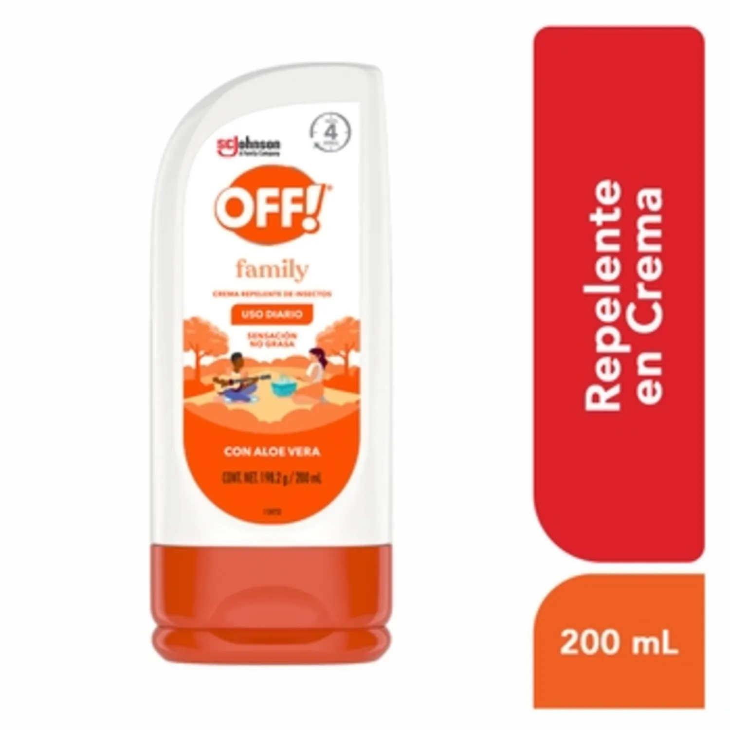 Repelente Crema Family Off Envase 200 Ml