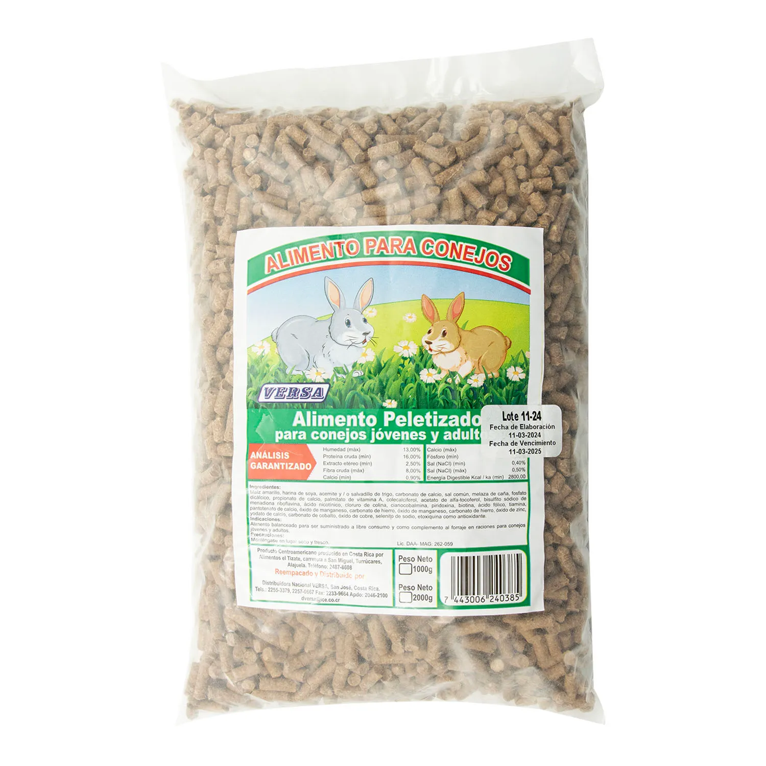 Alimento Para Conejo Versa