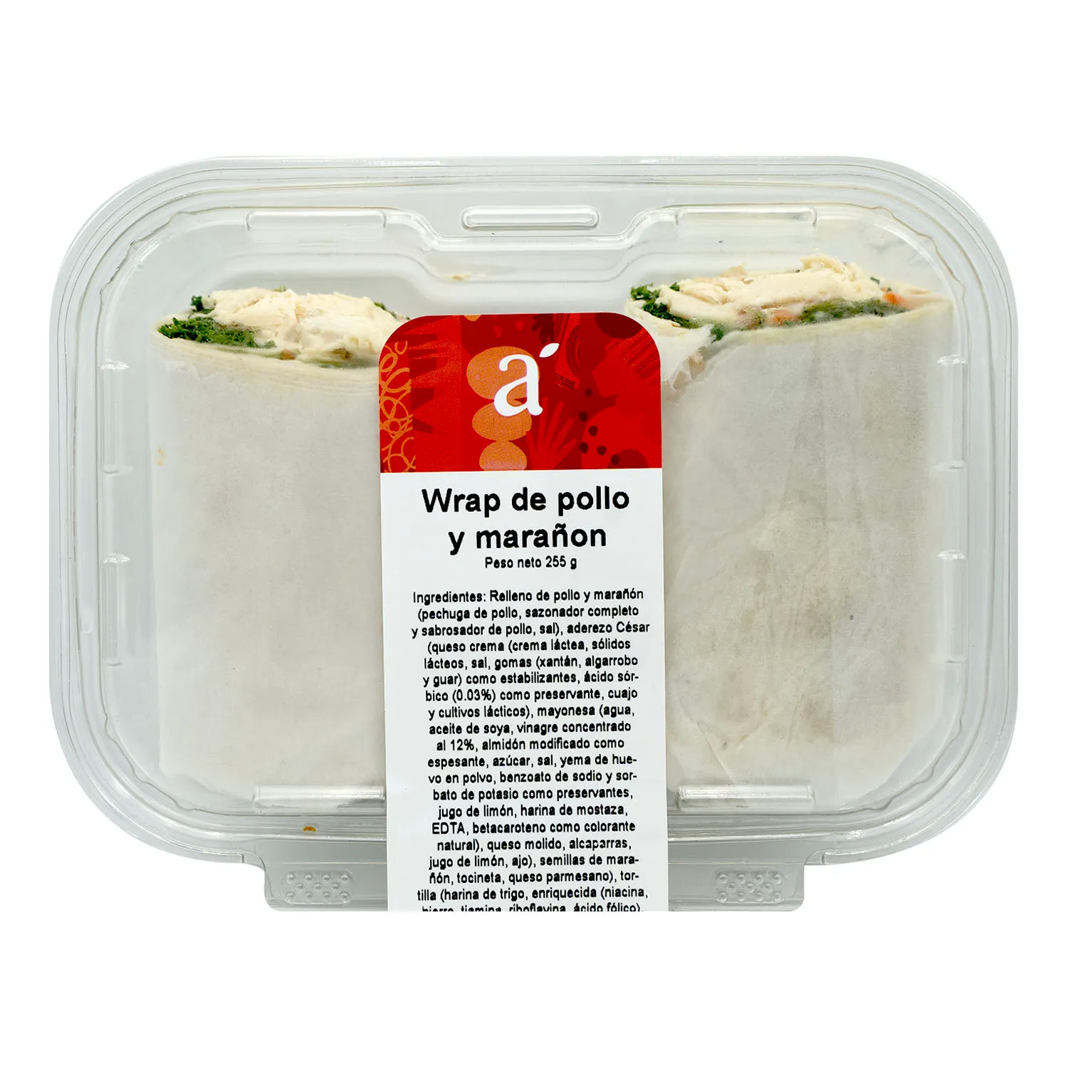 Wrap De Pollo Y Marañon Auto Mercado Unidad 255 G