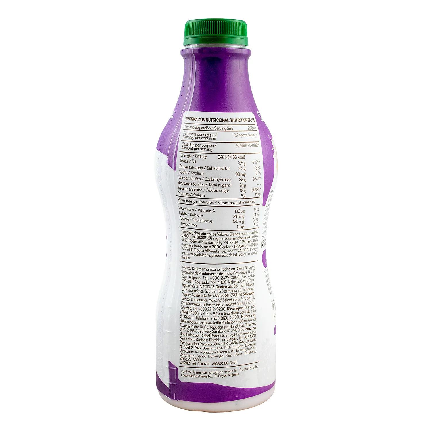 Yogurt Liquido Arandano Dos Pinos Envase 750 Ml