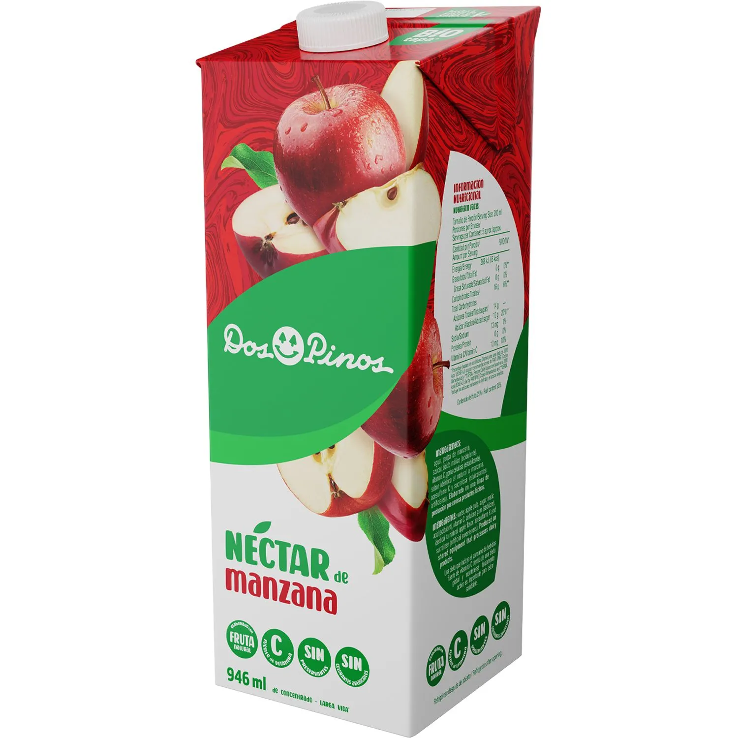 Nectar Manzana Dos Pinos Tetra Brick 1000 Ml