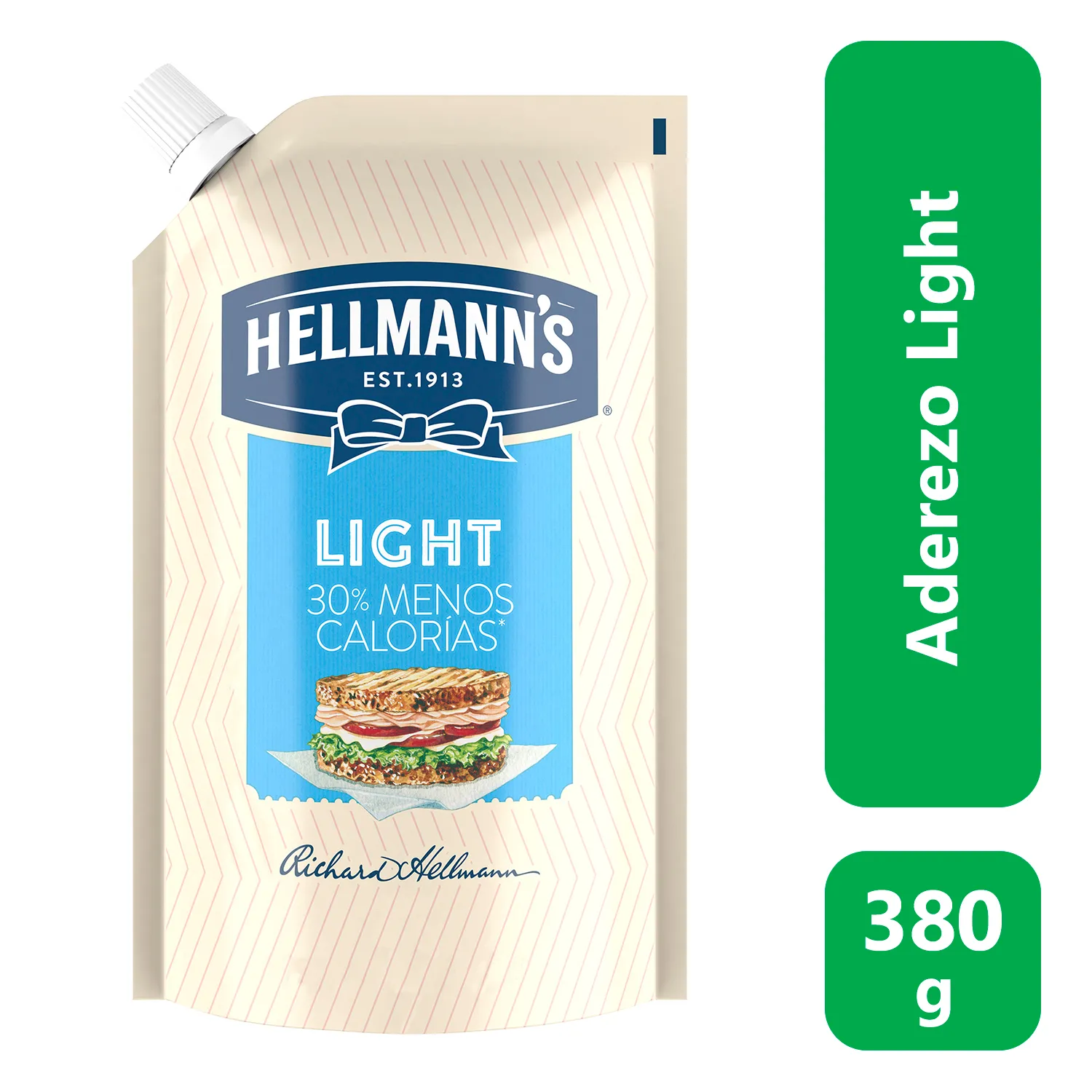 Mayonesa Natural Light Hellmann's Paquete 380 G