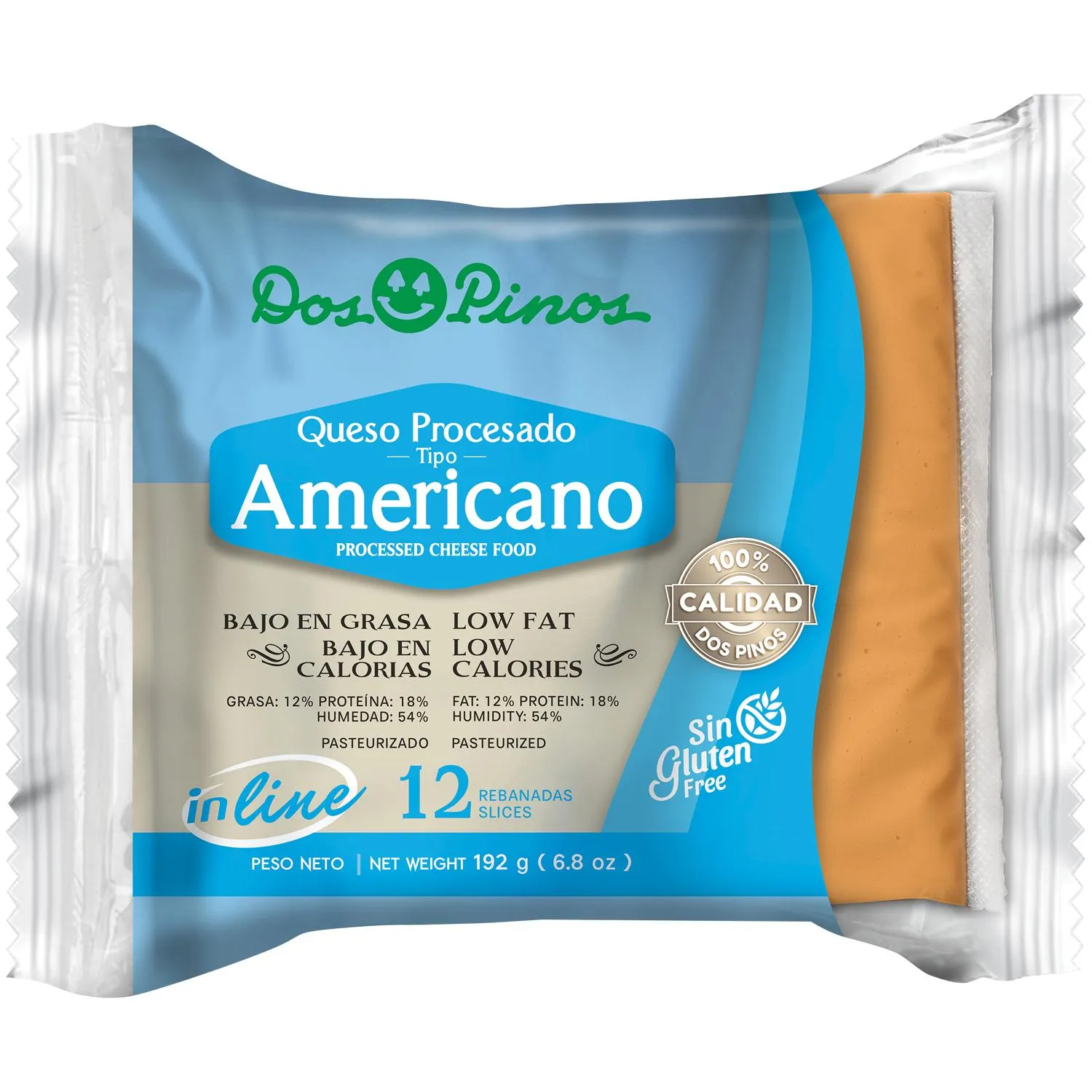 Queso Tipo Americano In Line 12u Dos Pinos