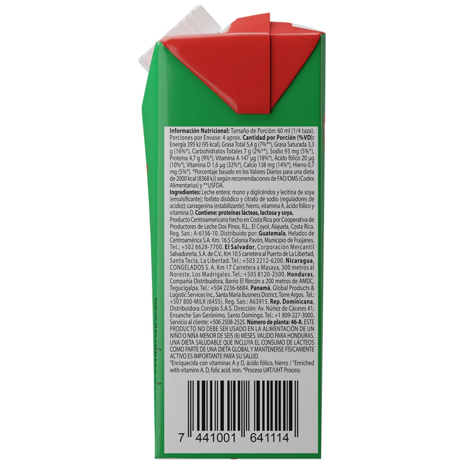 Leche Evaporada Dos Pinos Caja 250 Ml