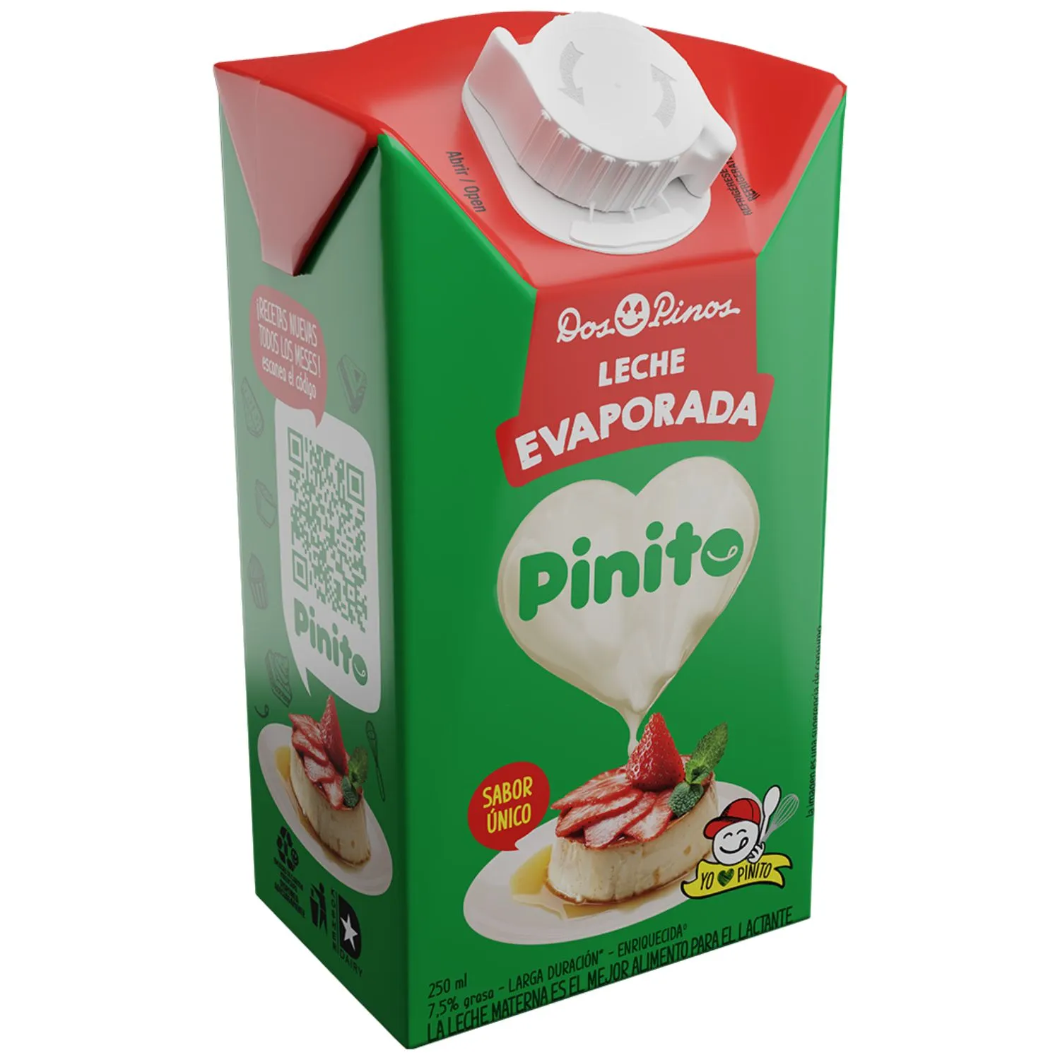 Leche Evaporada Dos Pinos Caja 250 Ml