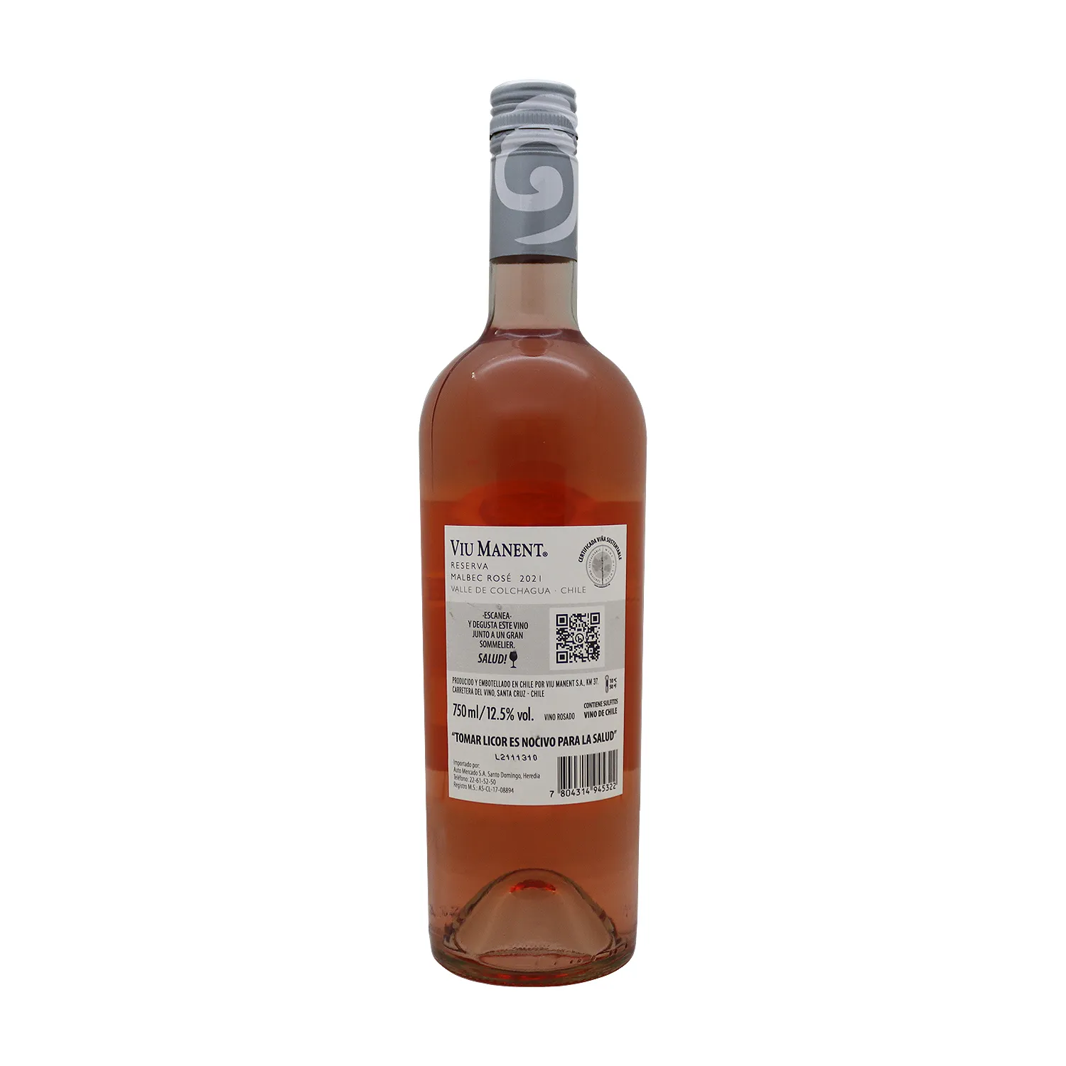 Vino Rosado Chile Malbec Reserva Viu Manent