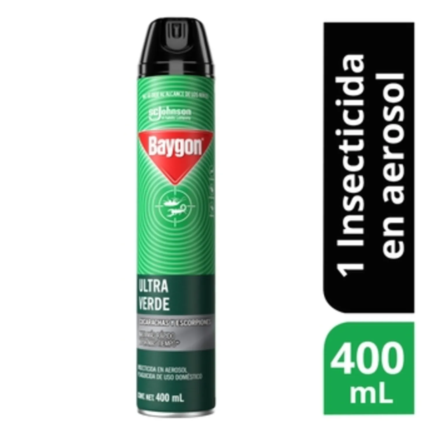 Insecticida Aerosol Rastreros Ultra Baygon Lata 400 Ml