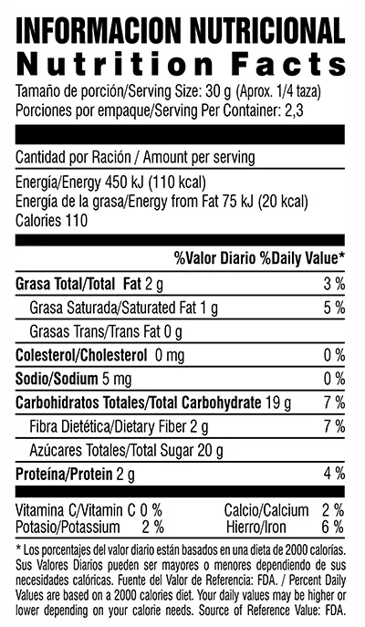 Fruta Deshidratada Pasas Pro