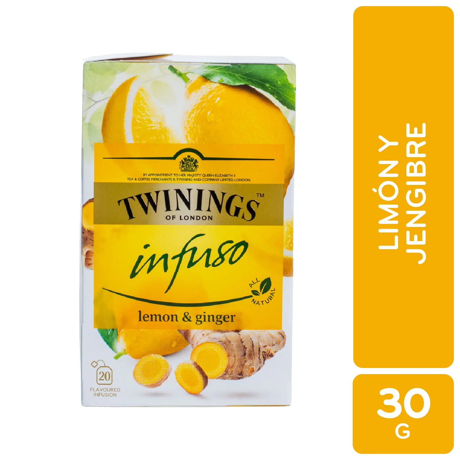 Te Jengibre Limon Twining Caja 30 G