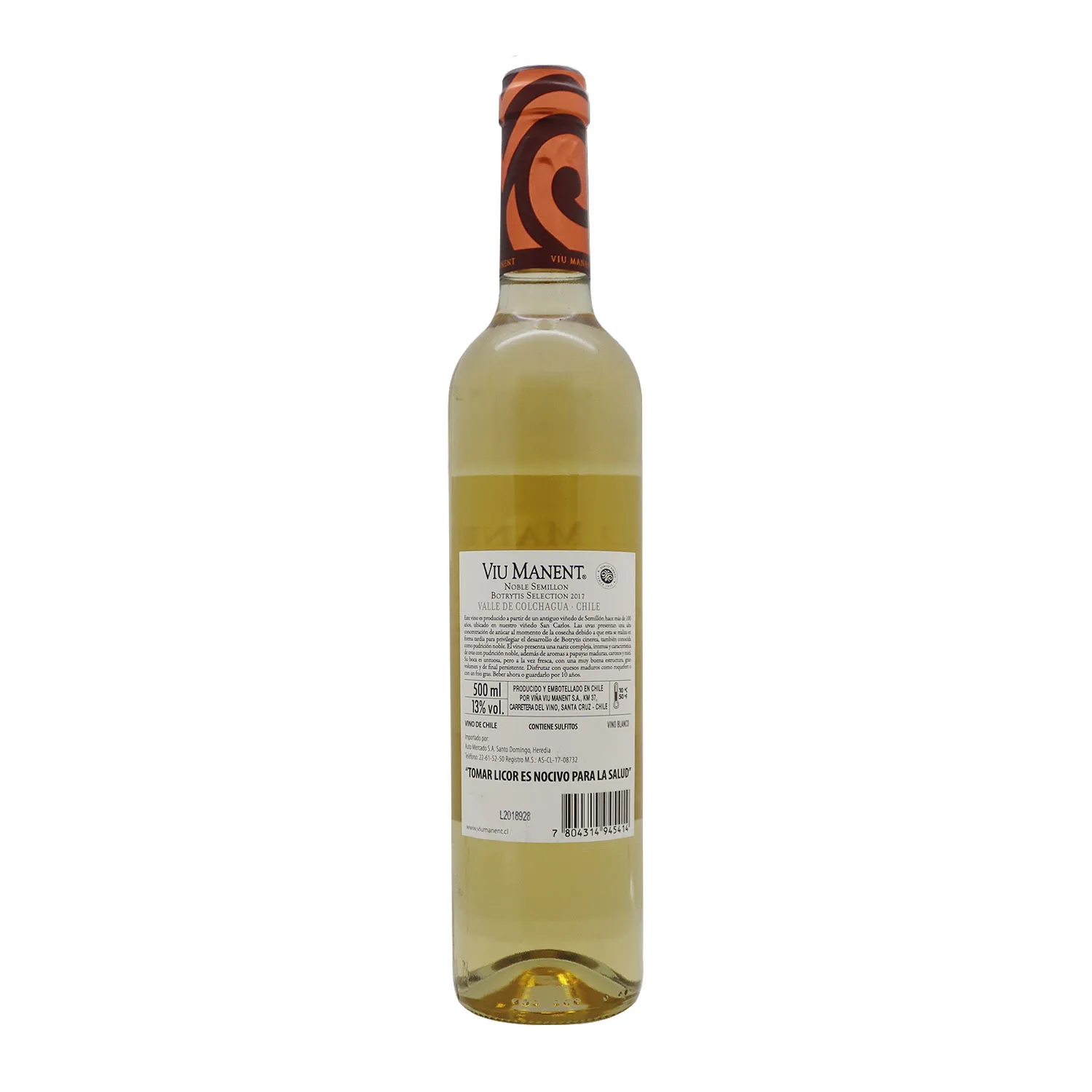 Vino Blanco Dulce Chile Noble Semillon Viu Manent