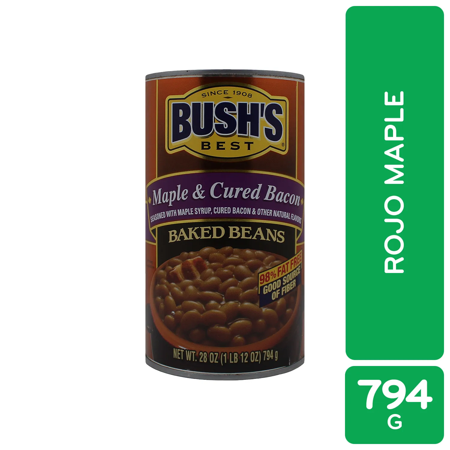 Frijol Preparado Rojo Maple Bush Lata 794 G