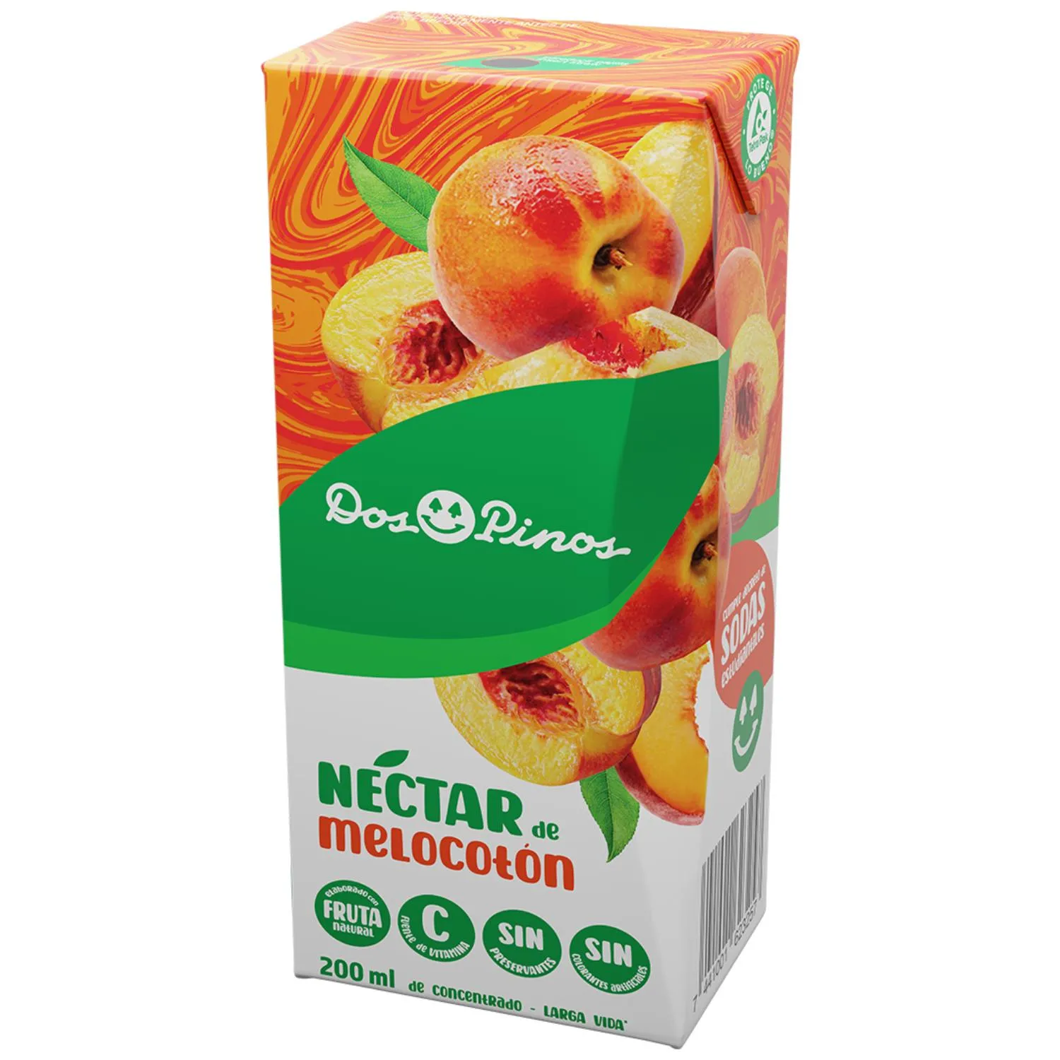 Nectar Melocoton Dos Pinos Tetra Brick 200 Ml