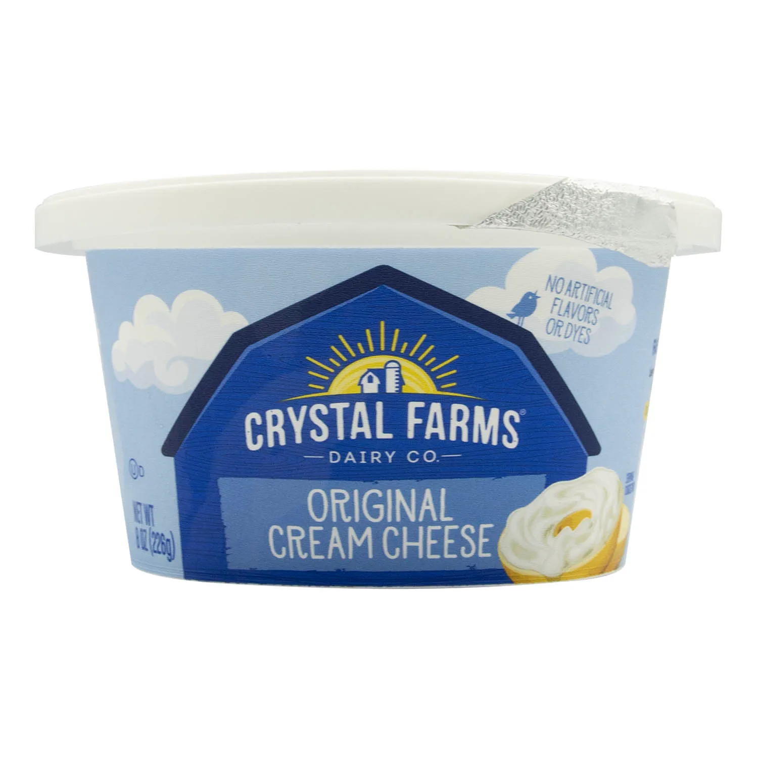 Queso Crema Crystal Farms Envase 226 G