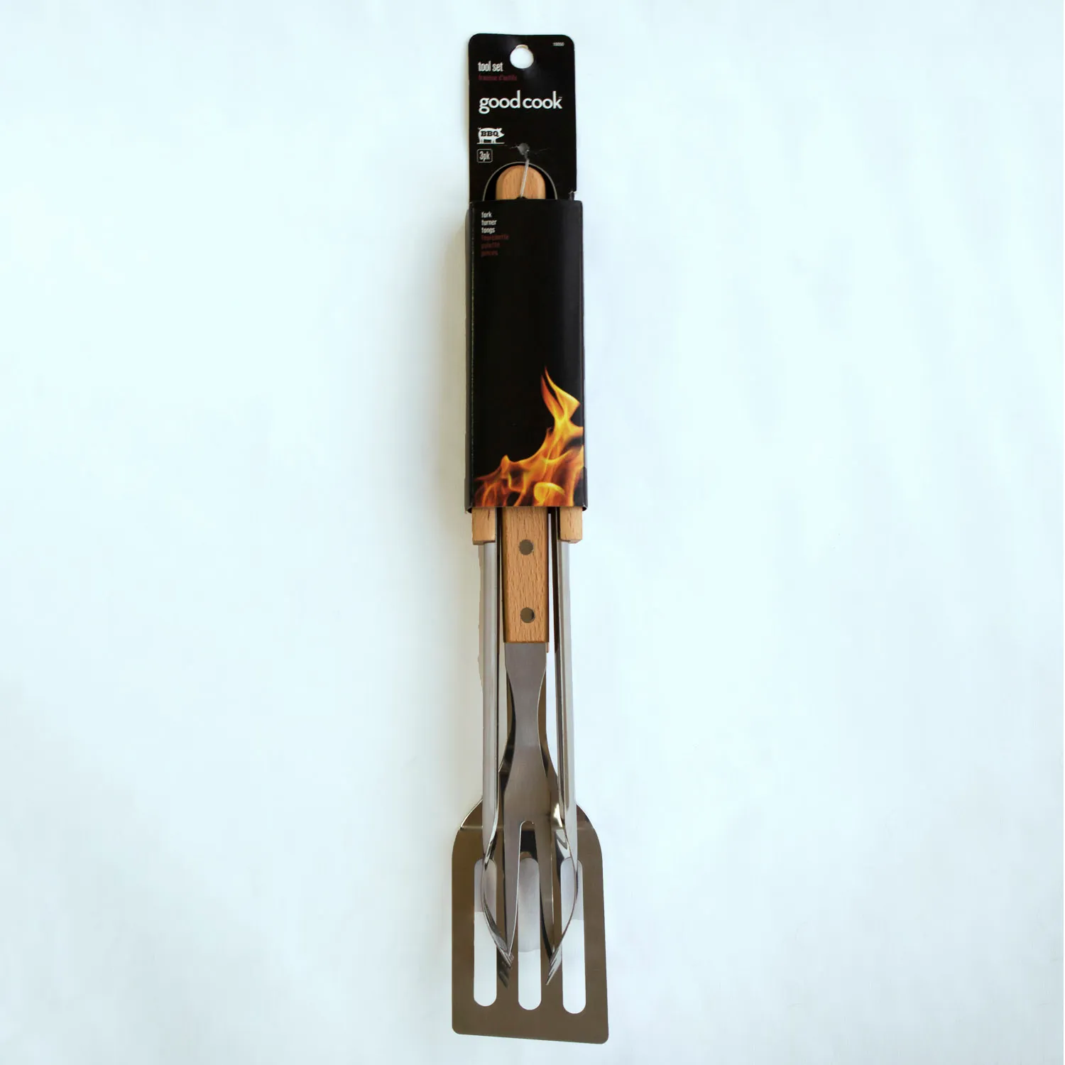 Pincho Bbq Puño Madera Good Cook Paquete 3 Unidad