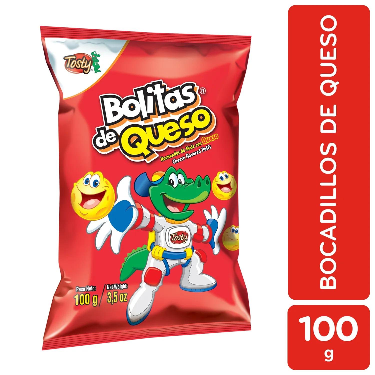 Bocadillo Bolita Queso Tosty Paquete 100 G