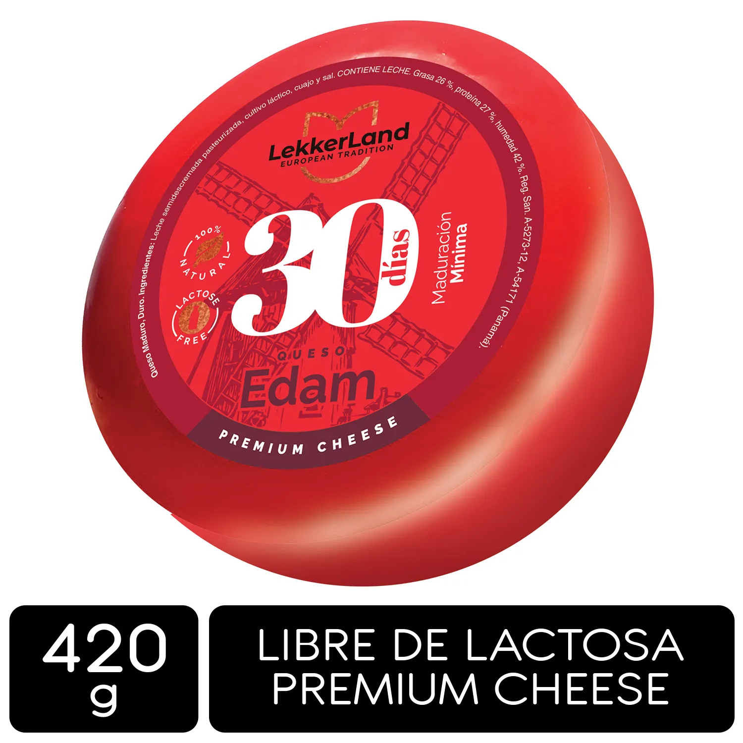 Queso Edam Baby Lekkerland Paquete 420 G