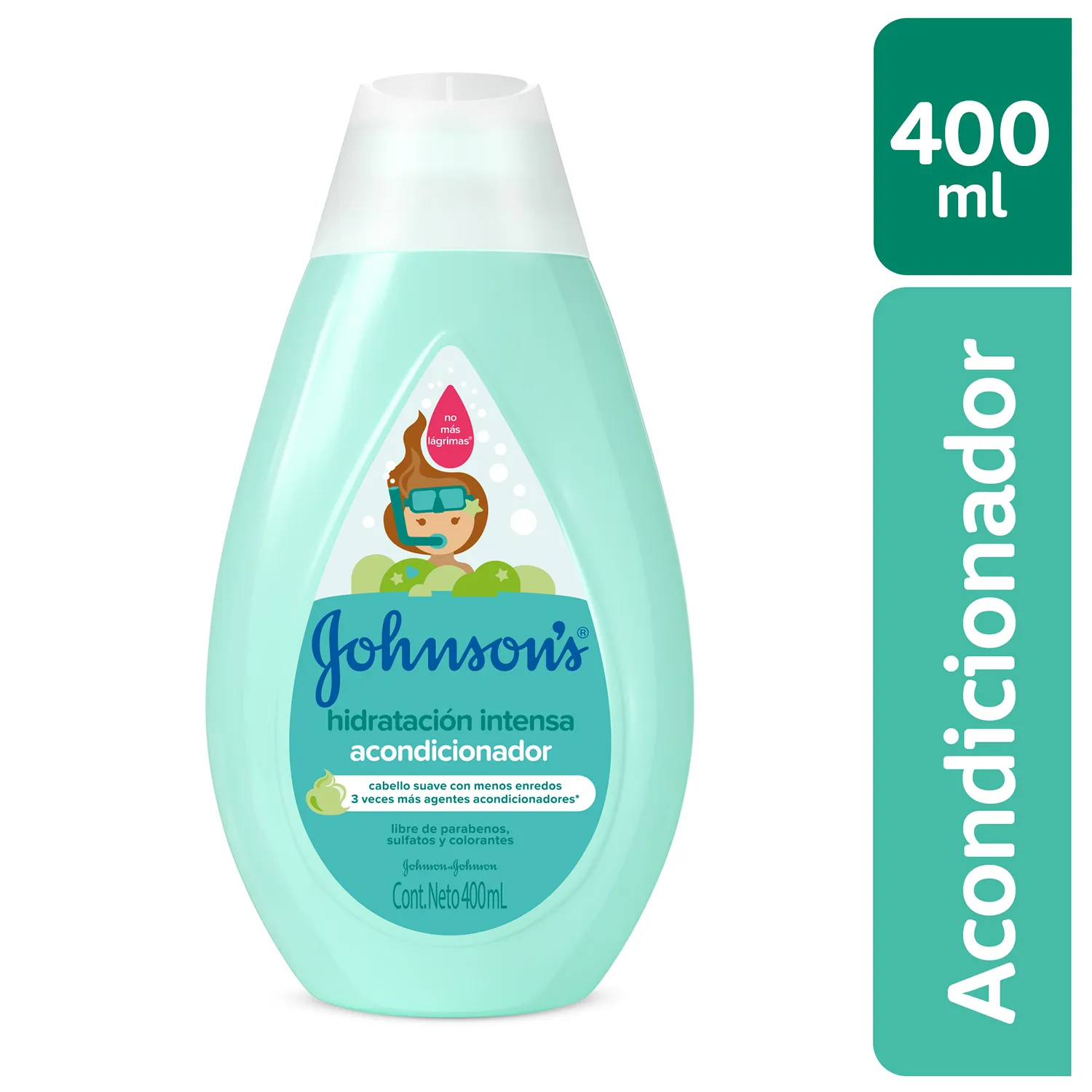 Acondicionador Hidratacion Johnson & Johnson Envase 400 Ml