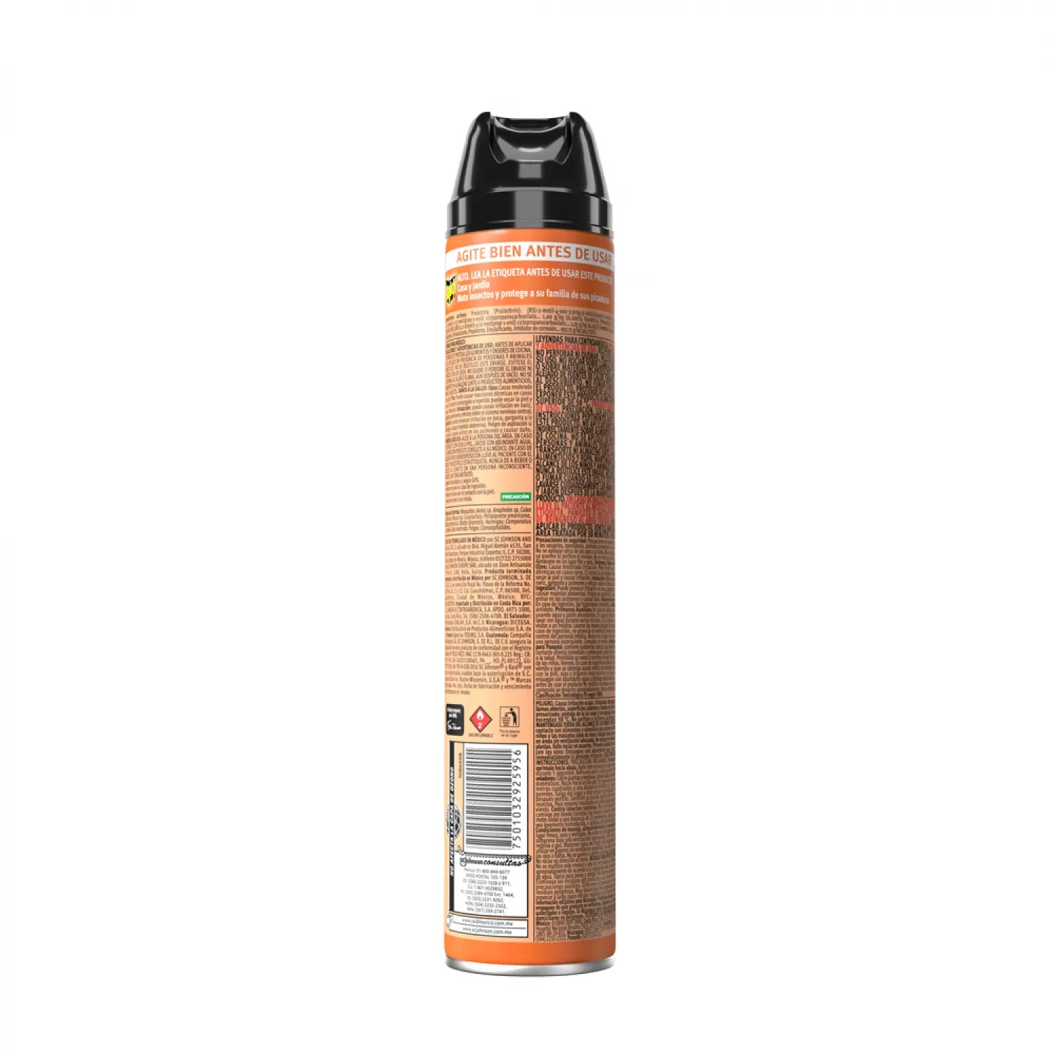 Insecticida Aerosol Multinsecto Casa Jardin Raid Lata 400 Ml