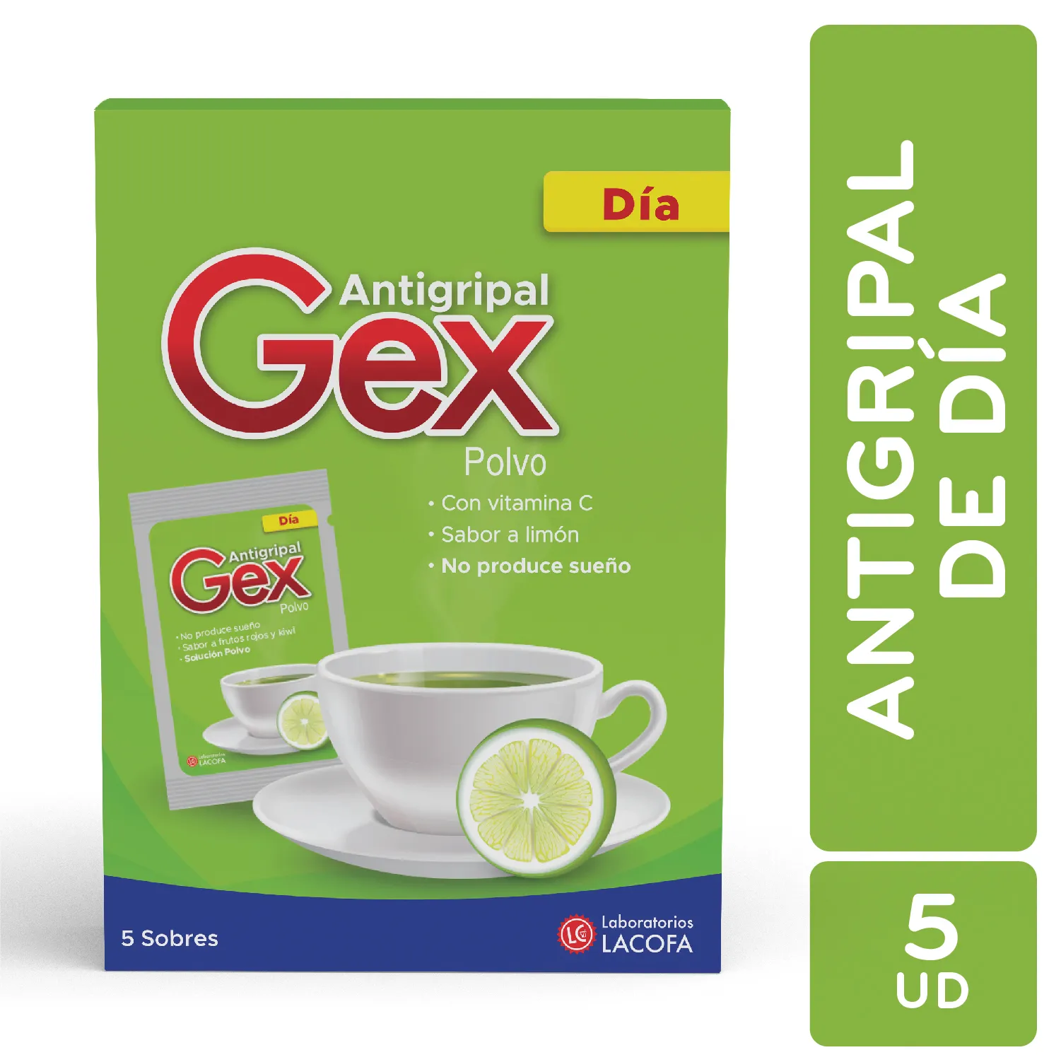 Antigripal Adulto Dia Sobre Gex Caja 5 Unid