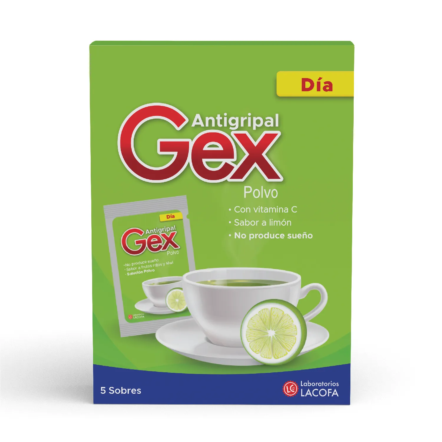 Antigripal Adulto Dia Sobre Gex Caja 5 Unid