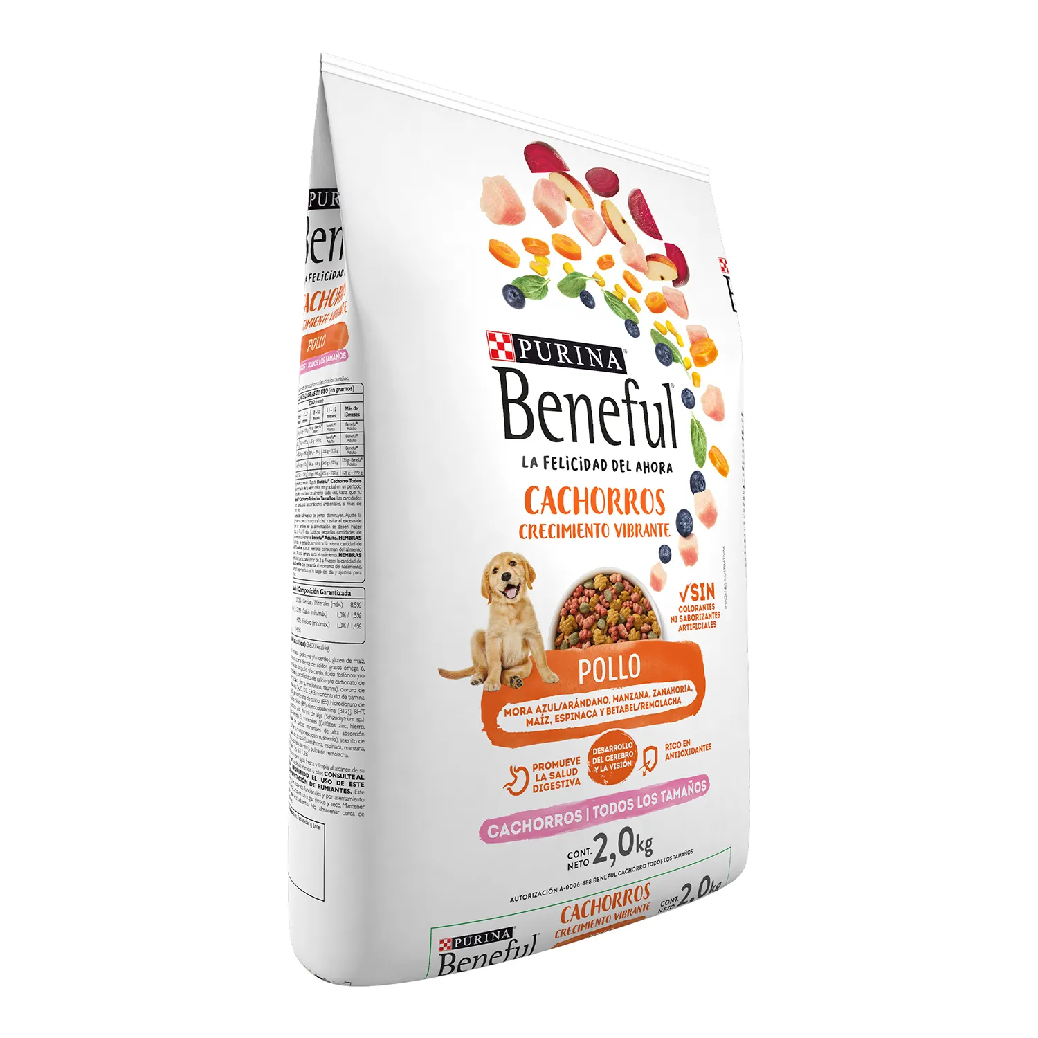 Alimento Perro Seco Cachorro Pollo Purina Beneful Bolsa 2 Kg