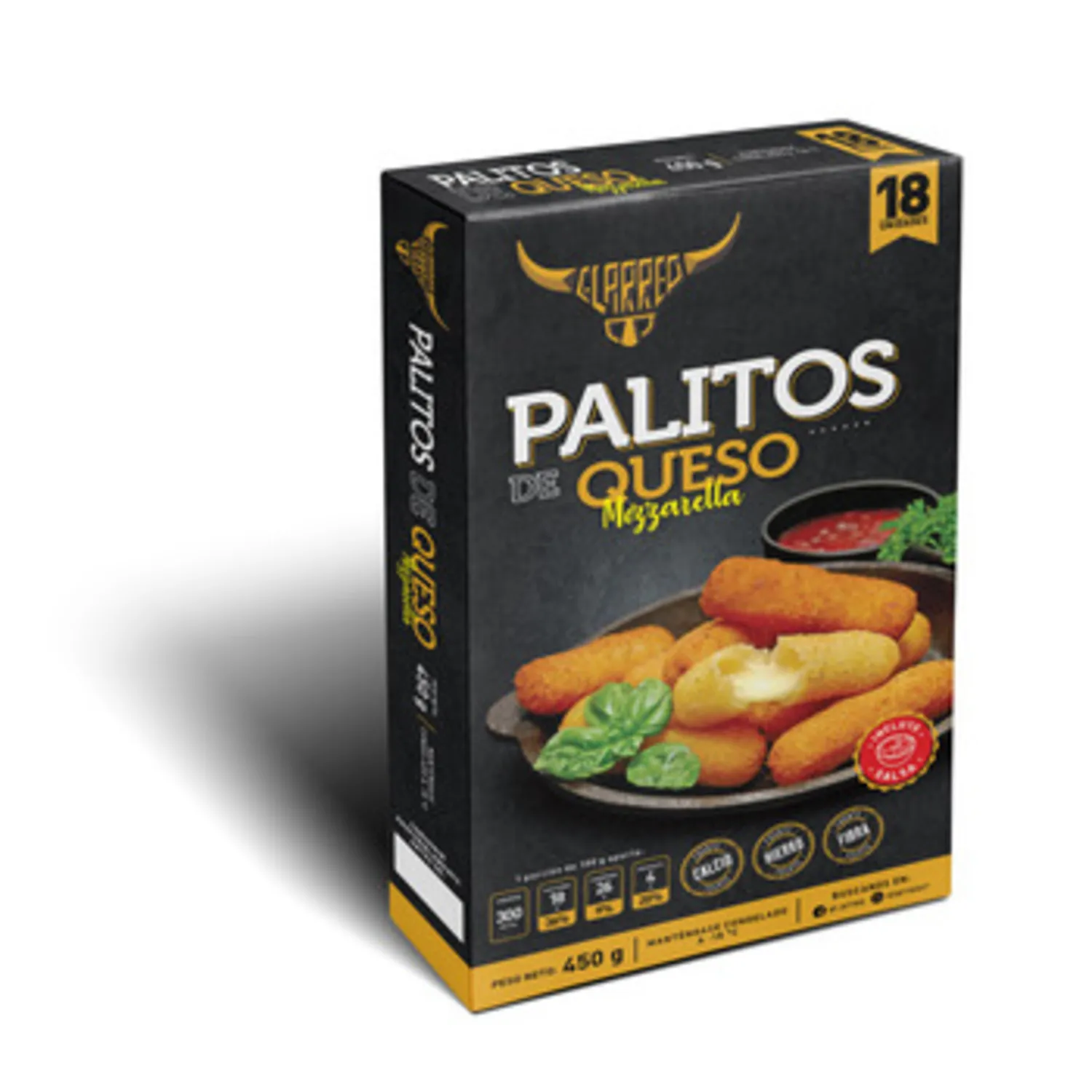 Palito Queso Mozzarella El Arreo Paquete 450 G