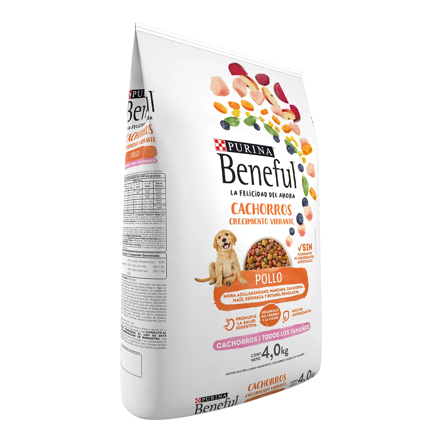 Alimento Perro Seco Cachorro Pollo Purina Beneful Bolsa 4 Kg