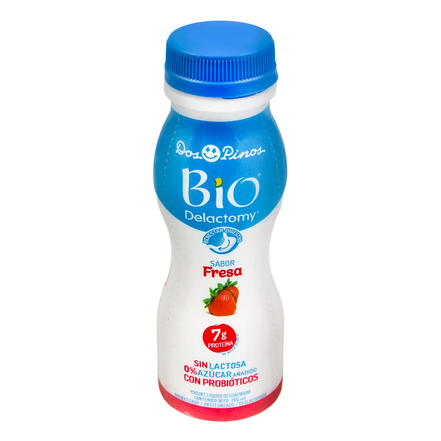 Yogurt Deslactosado Fresa Bio Dos Pinos Envase 200 Ml