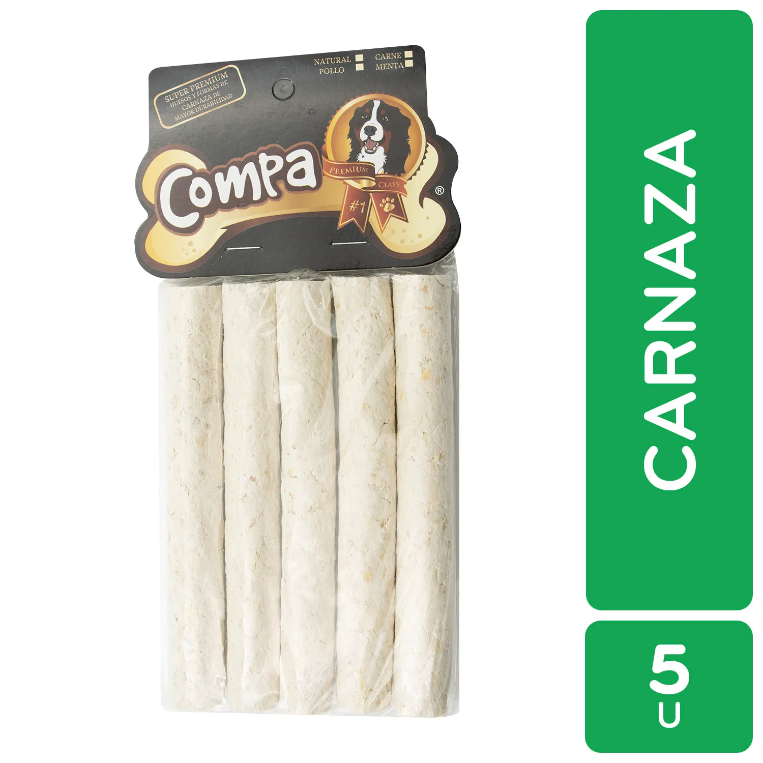 Carnaza Twist 6"x 5 Compa