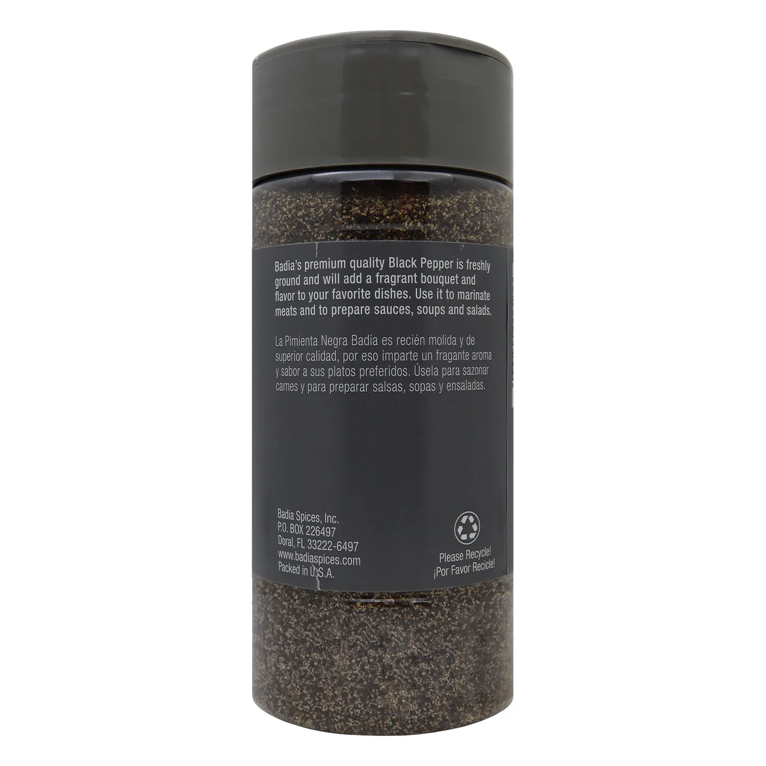 Pimienta Molida Negra Badia Envase 198.4 G