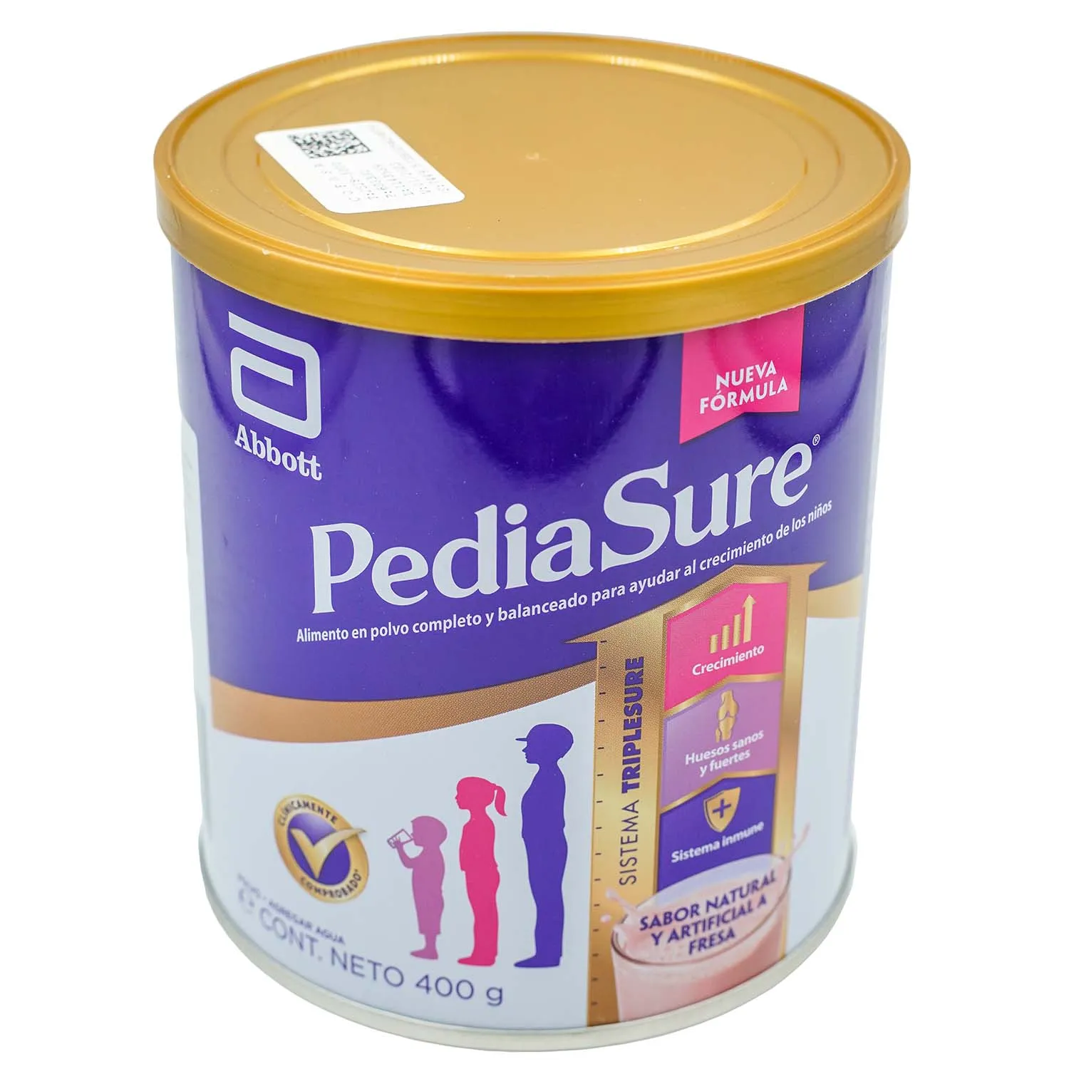 Complemento Polvo Alimenticio Fresa Pediasure Lata 400 G