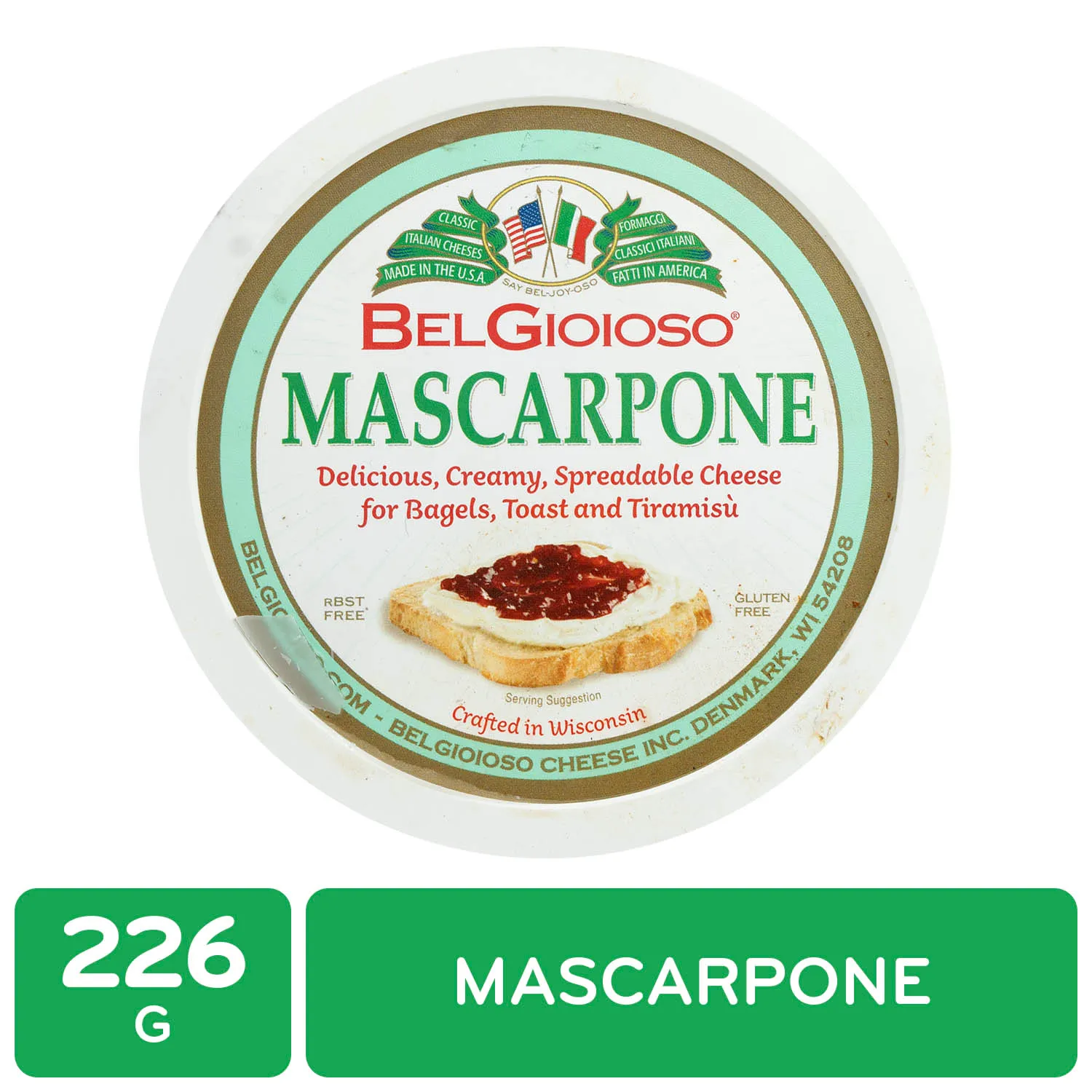 Queso Mascarpone Belgioioso Paquete 226 G