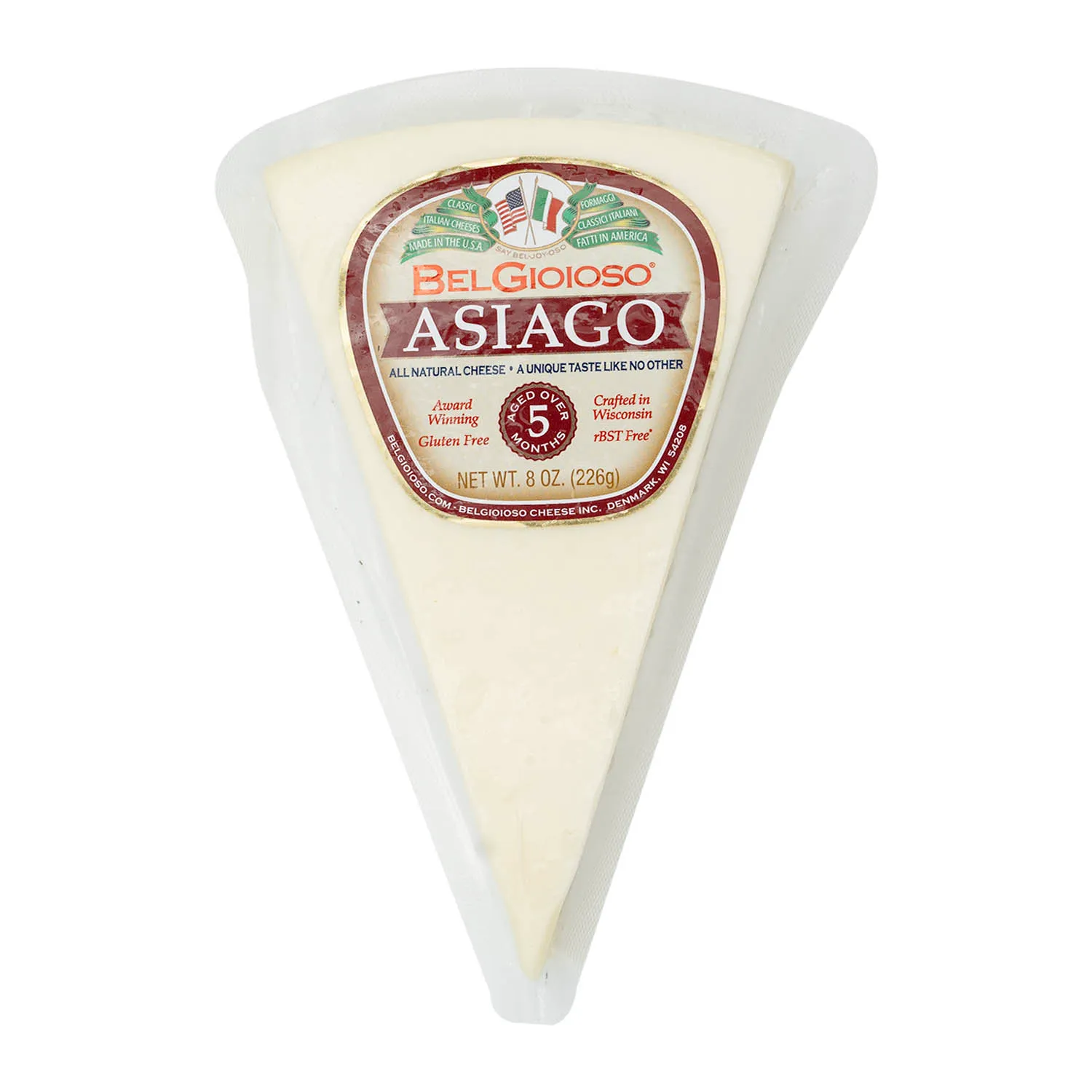 Queso Asiago Belgioioso Paquete 226 G