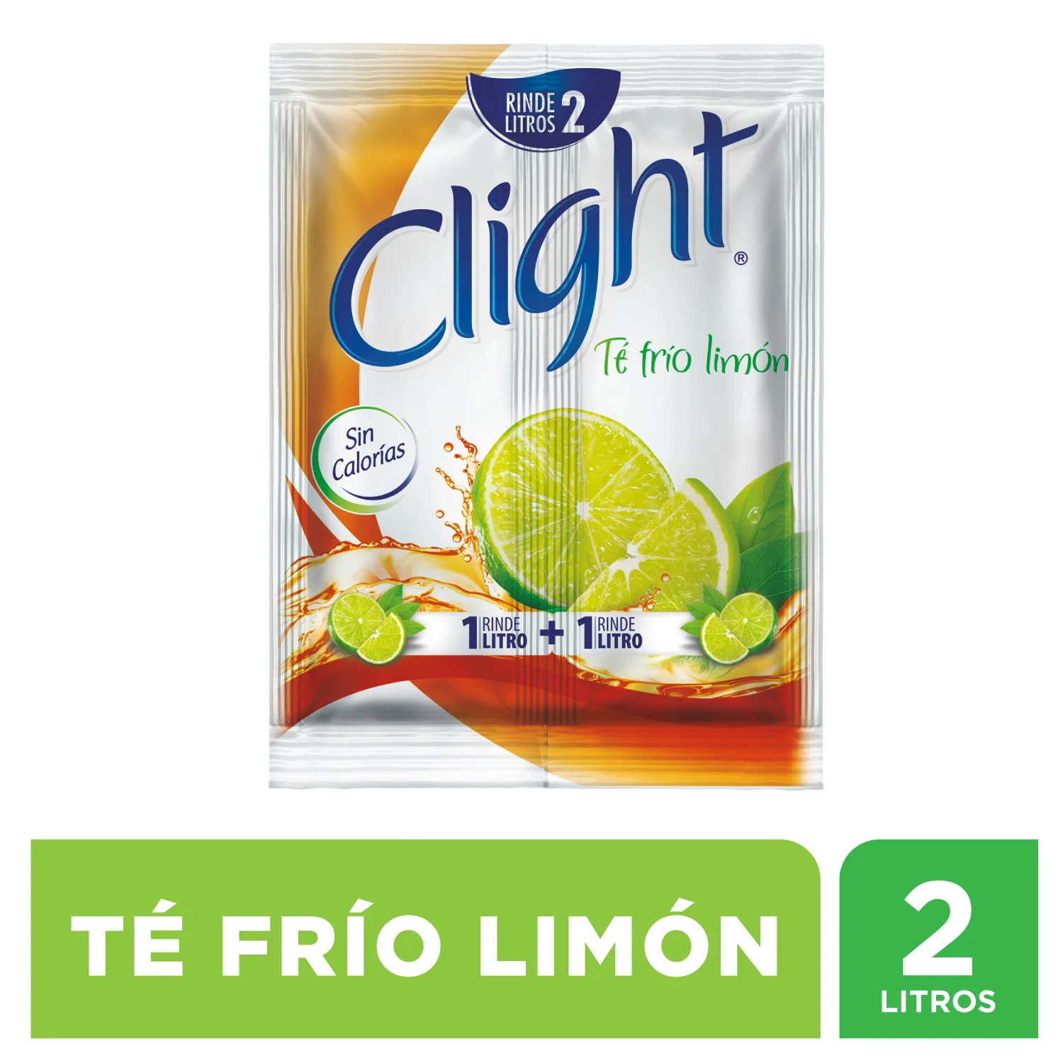 Bebida En Polvo Clight Sin Calorías Sabor Te De Limón Sobre 14g