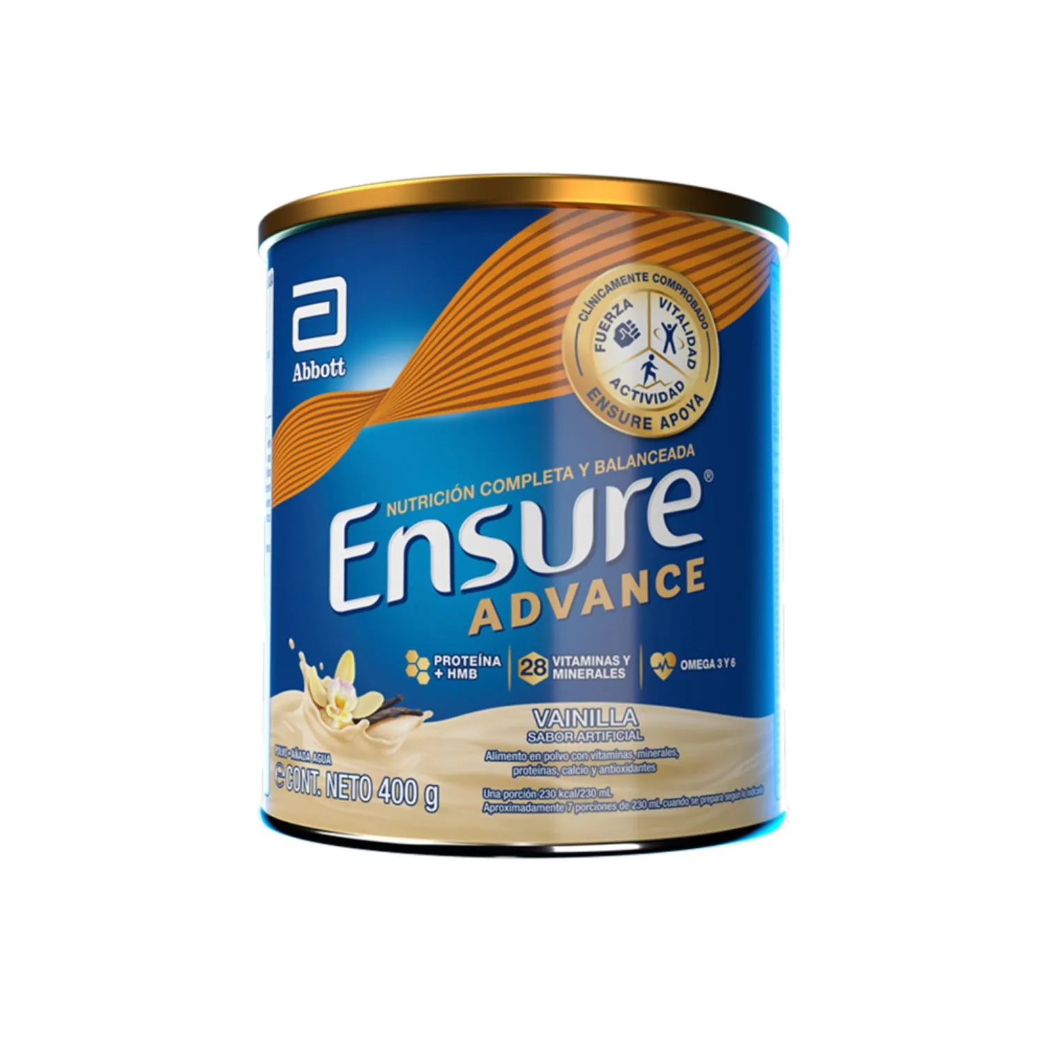 Complemento Polvo Alimenticio Vainilla Advanced Ensure Lata 400 G