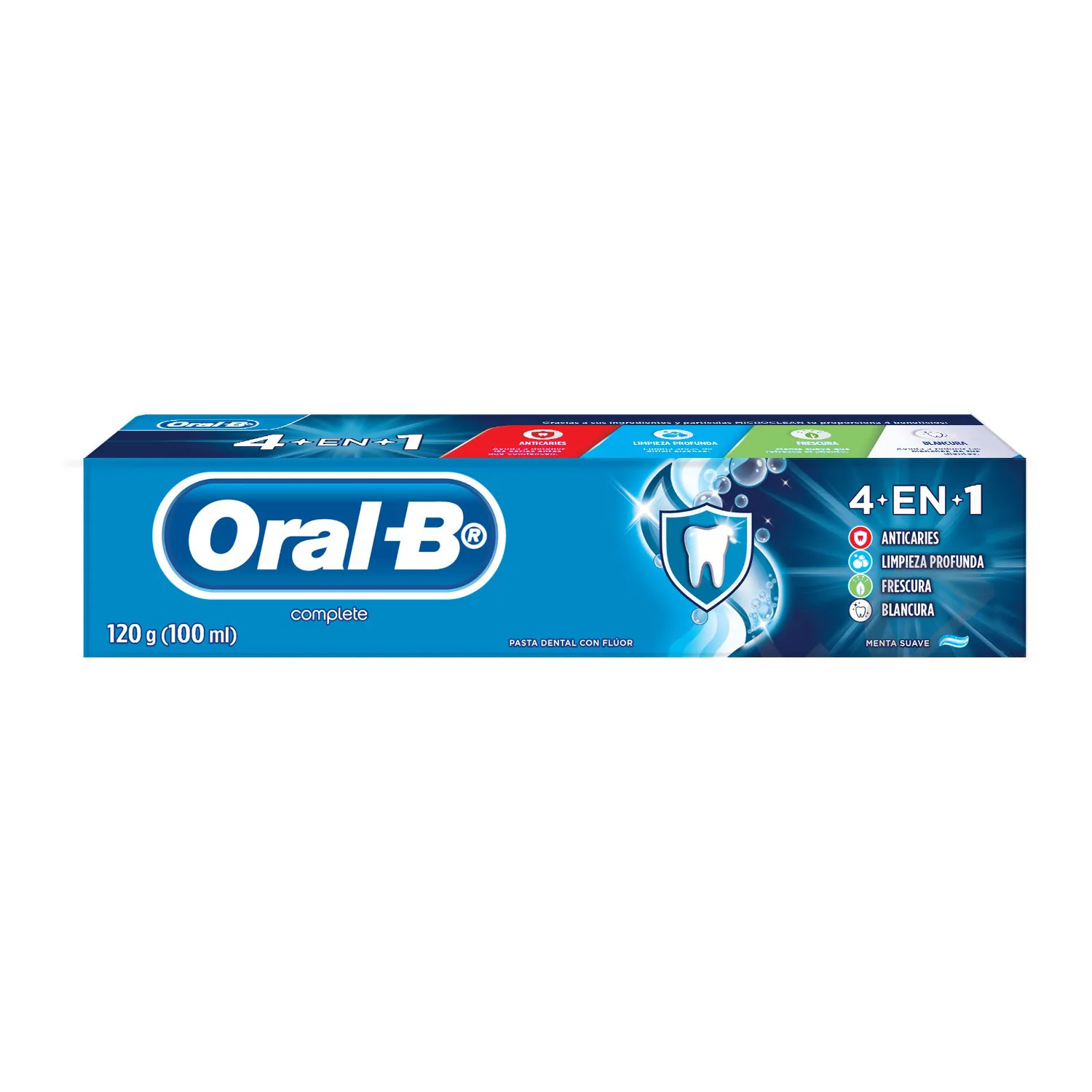 Crema Dental Cuidado Basico Complete Oral B Caja 100 Ml