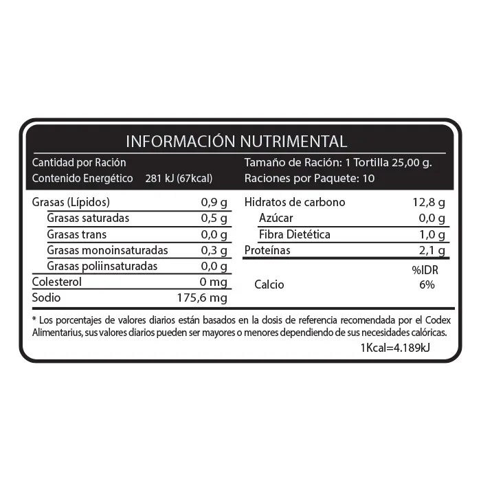 Tortillas Trigo Integral Bimbo Paquete 250 G
