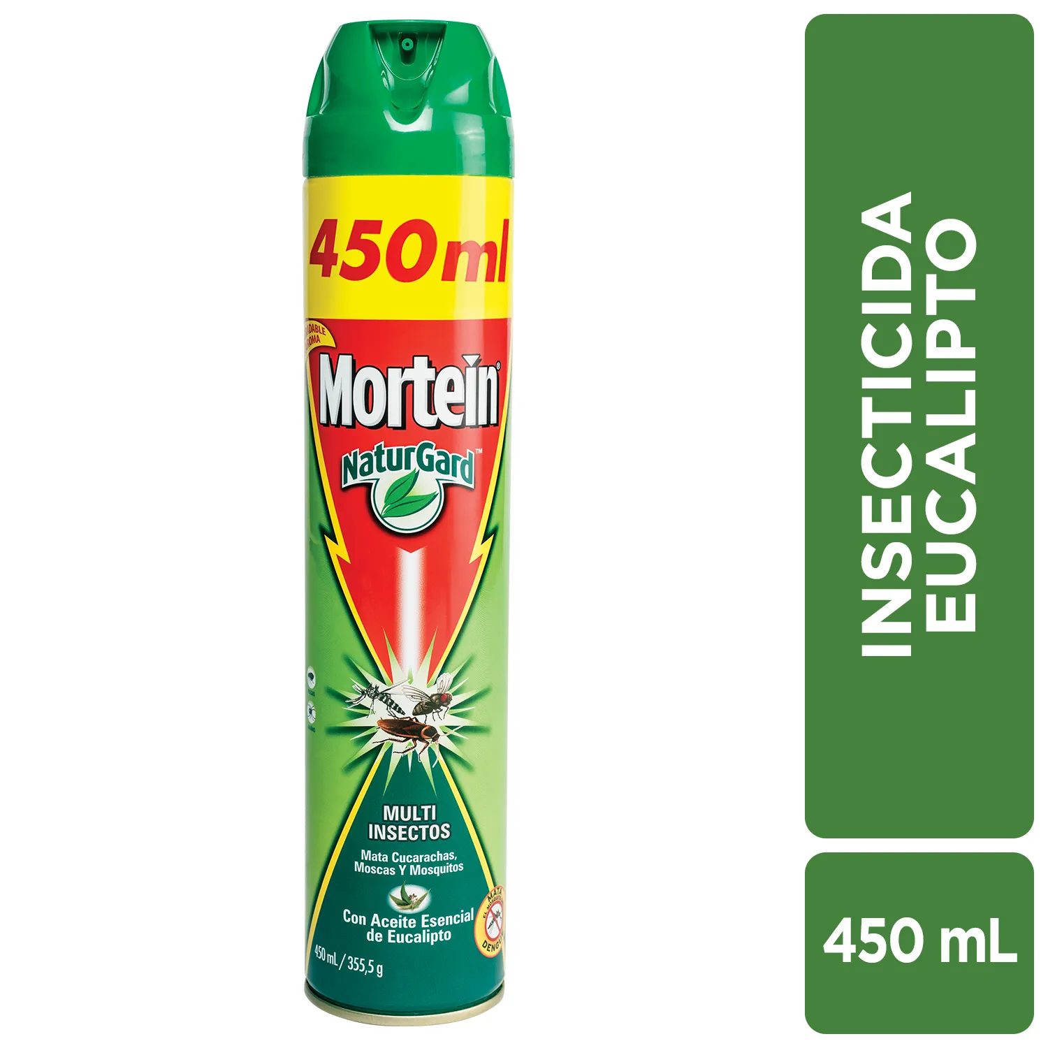 Insecticida Aerosol Multinsecto Eucalipto Casa Mortein Lata 450 Ml