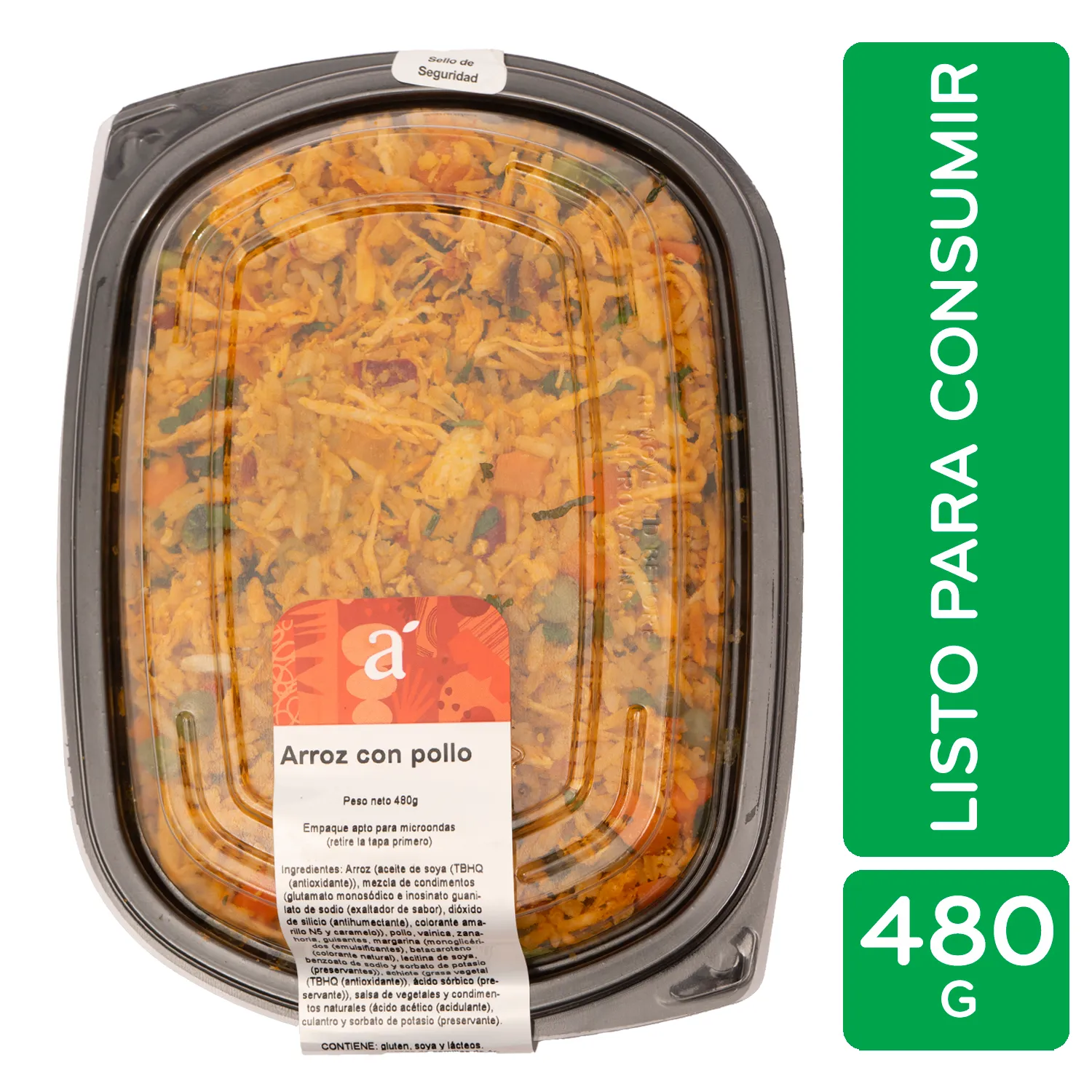 Arroz Con Pollo Grande Auto Mercado Unidad 480 G