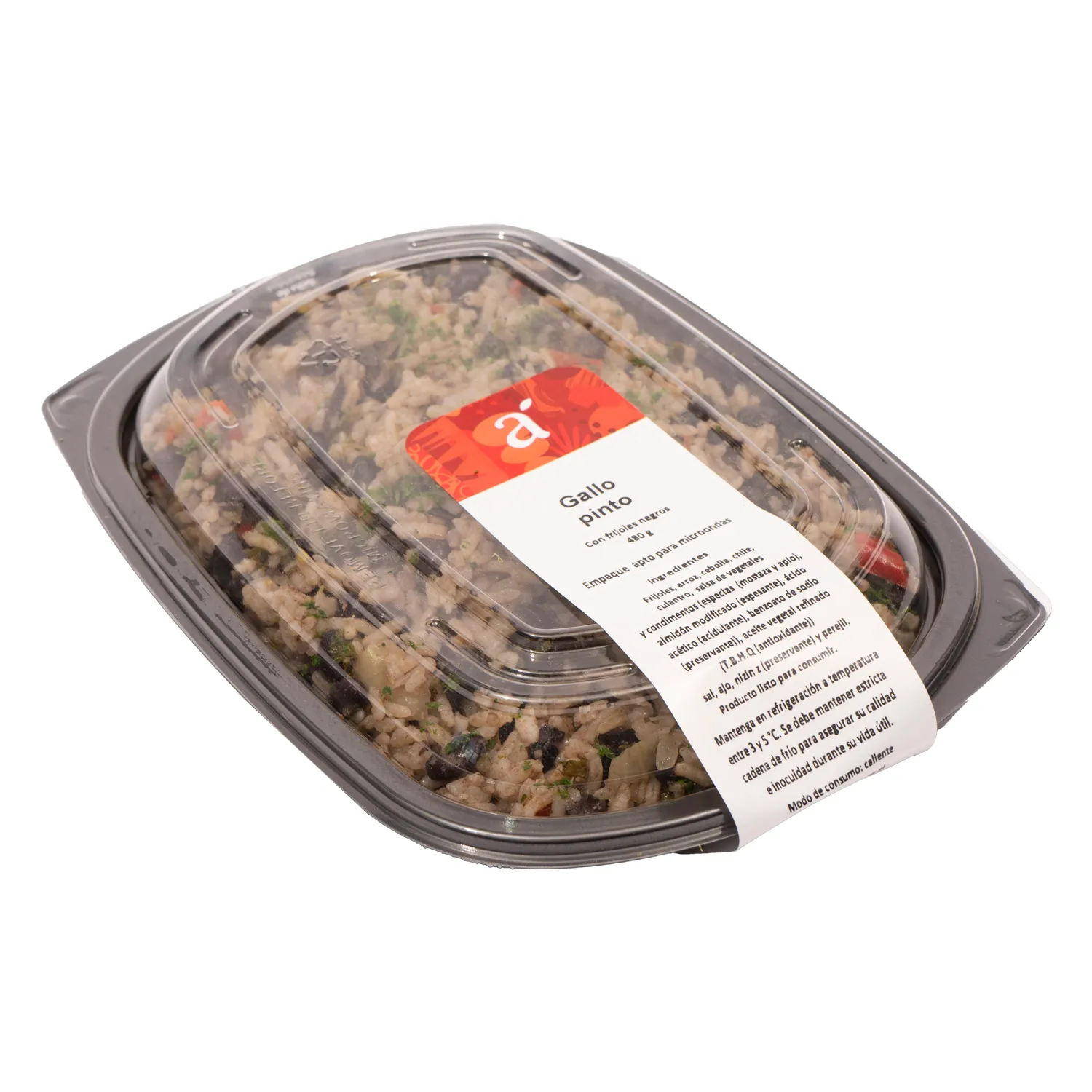 Gallo Pinto Frijol Negro Auto Mercado Unidad 480 G