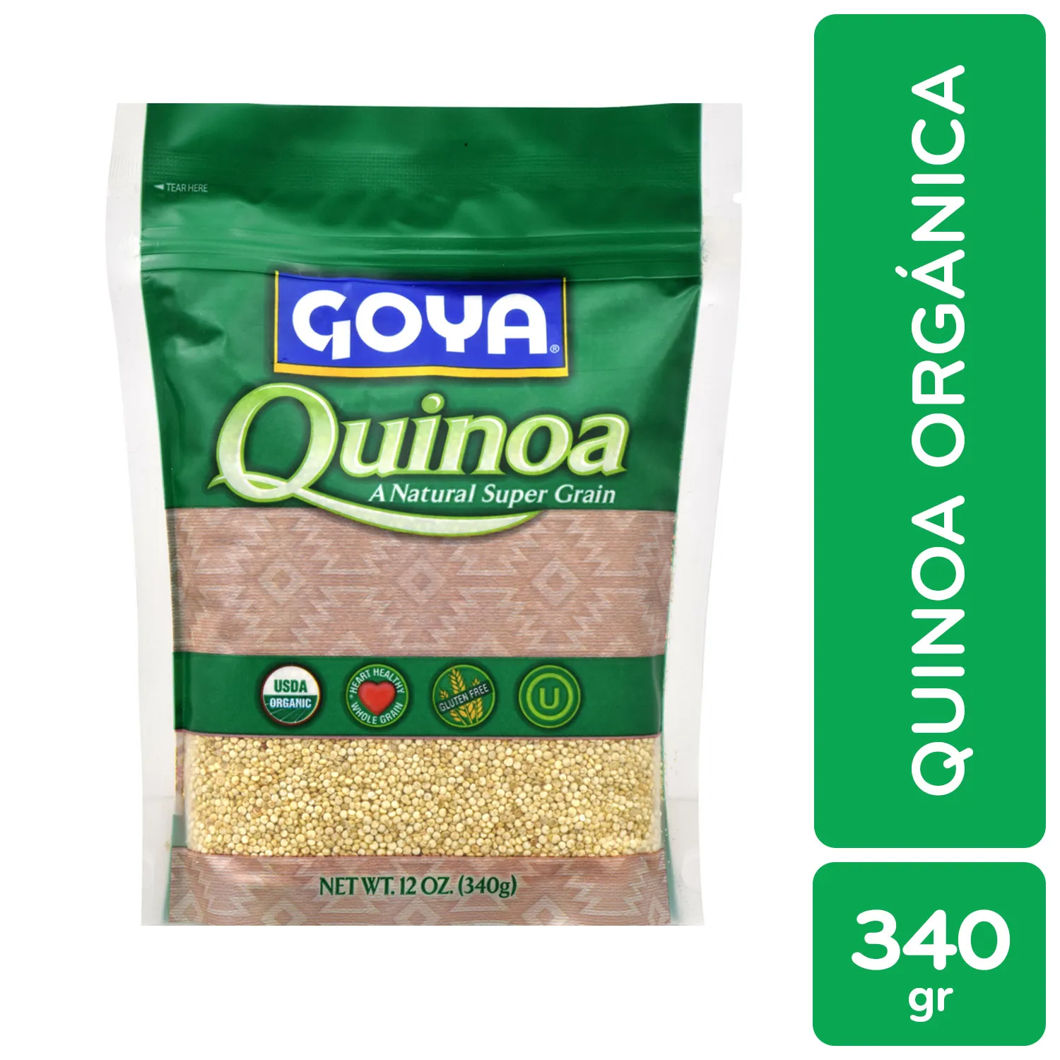 Quinoa Organico Sin Gluten Goya Bolsa 340 G