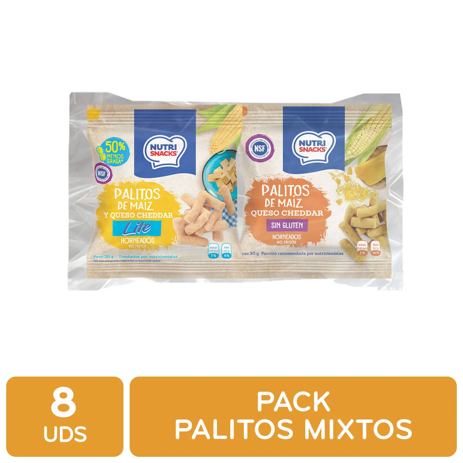 Palito 8 U Nutrisnacks Paquete 240 G