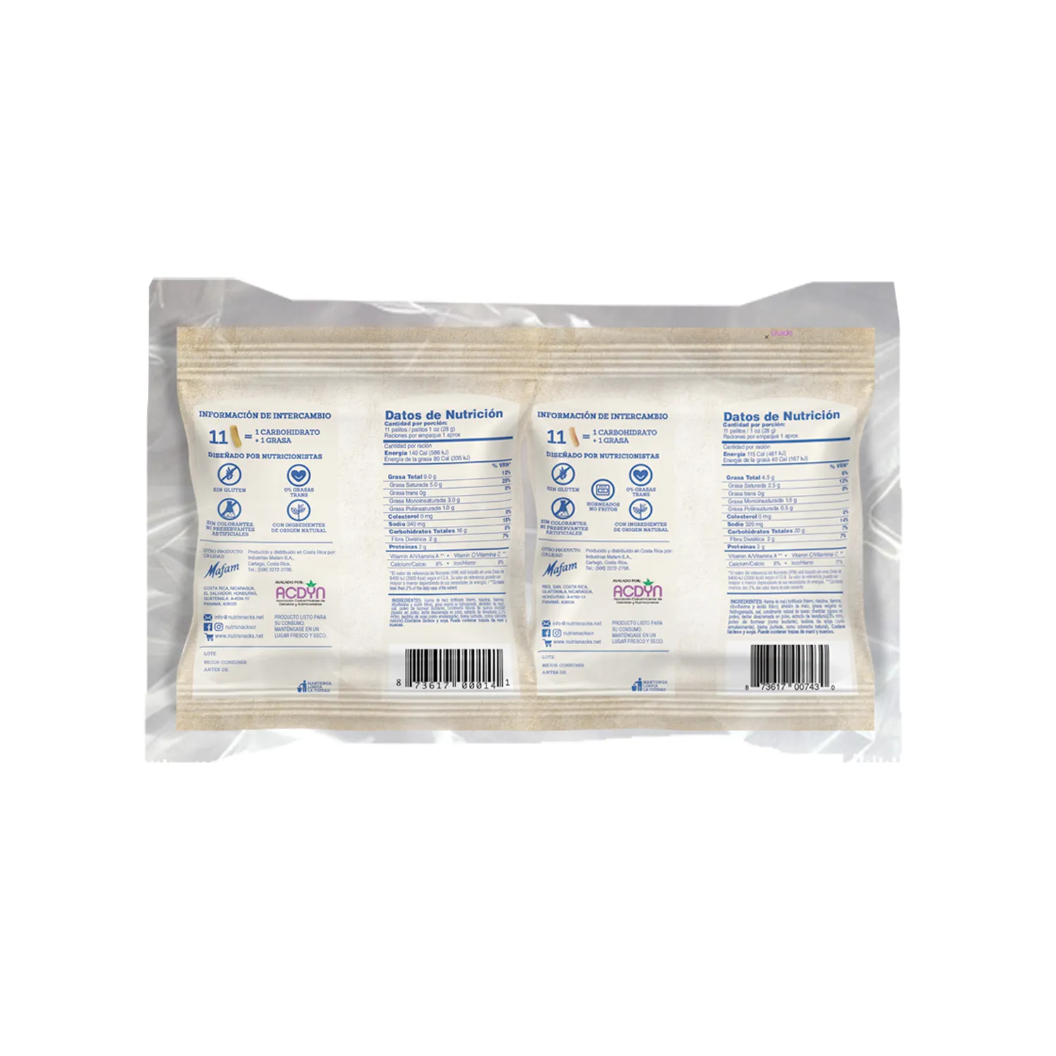Palito 8 U Nutrisnacks Paquete 240 G