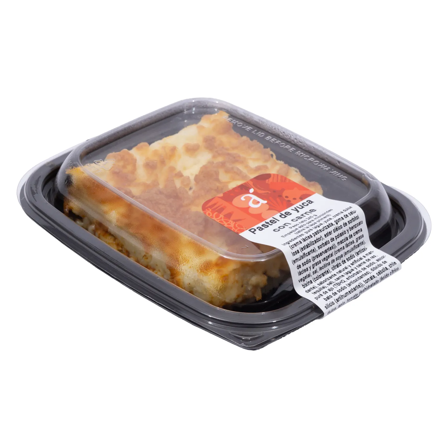 Pastel Yuca Con Carne Auto Mercado Unidad 245 G