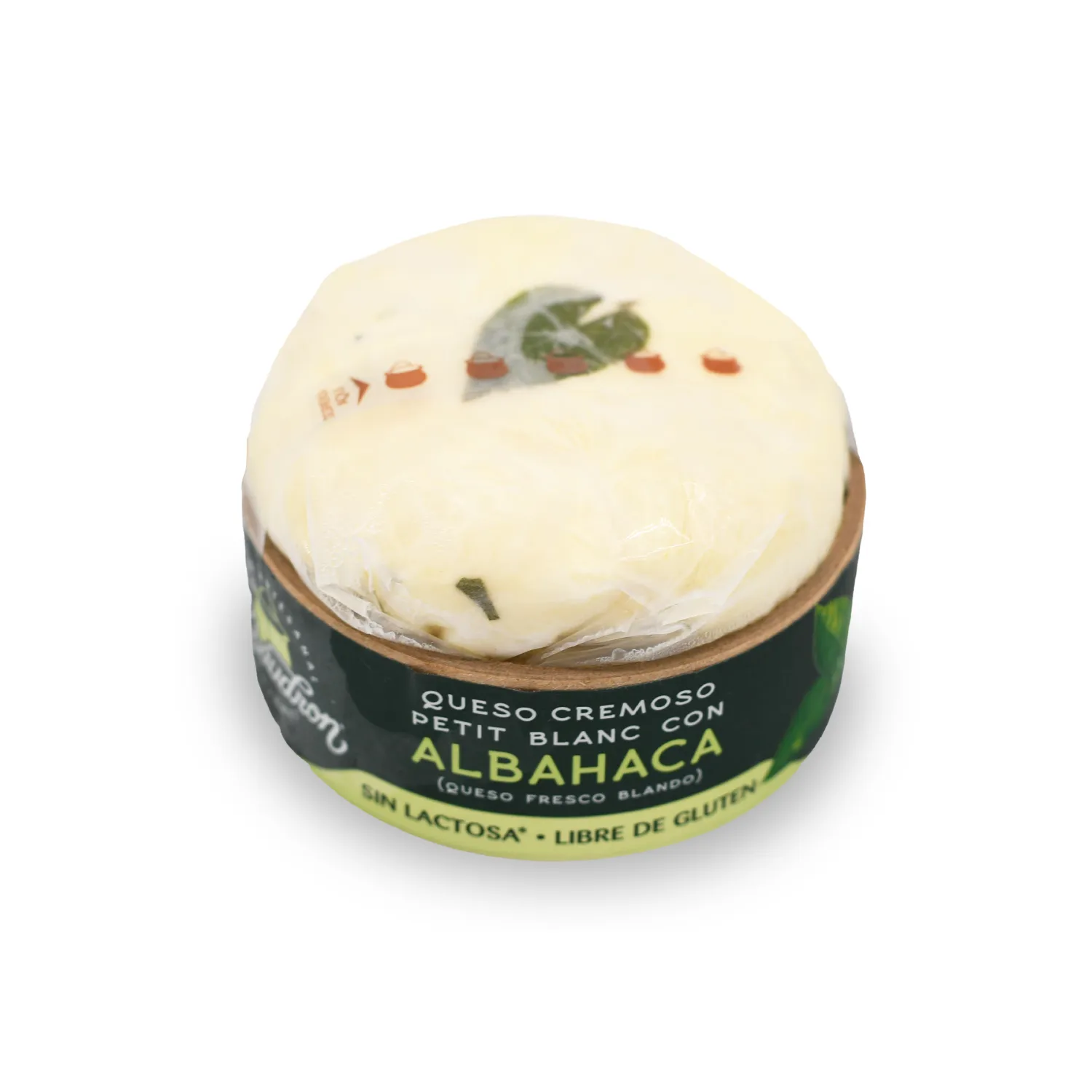 Queso Fresco Cremoso Albahaca Le Chaudron Paquete 200 G