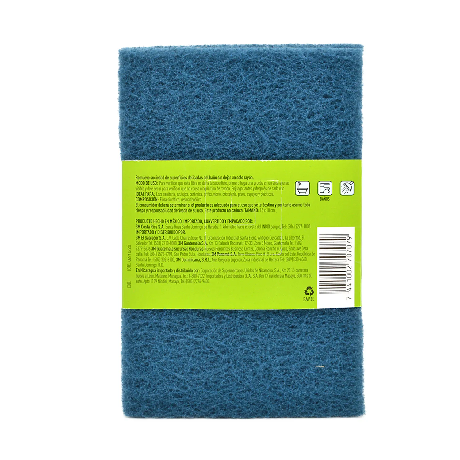 Esponja Doble Uso Scotch Brite Blister 2 Unid