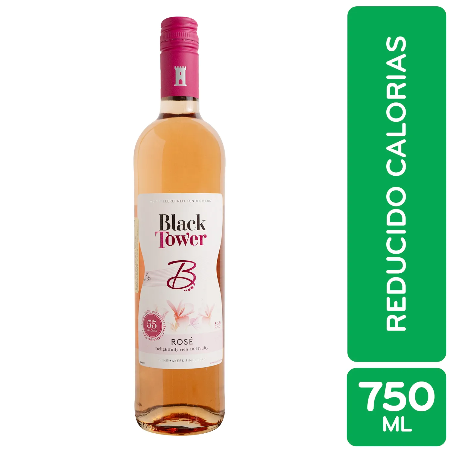 Vino Rosado Alemania Reducido En Alcohol Black Tower