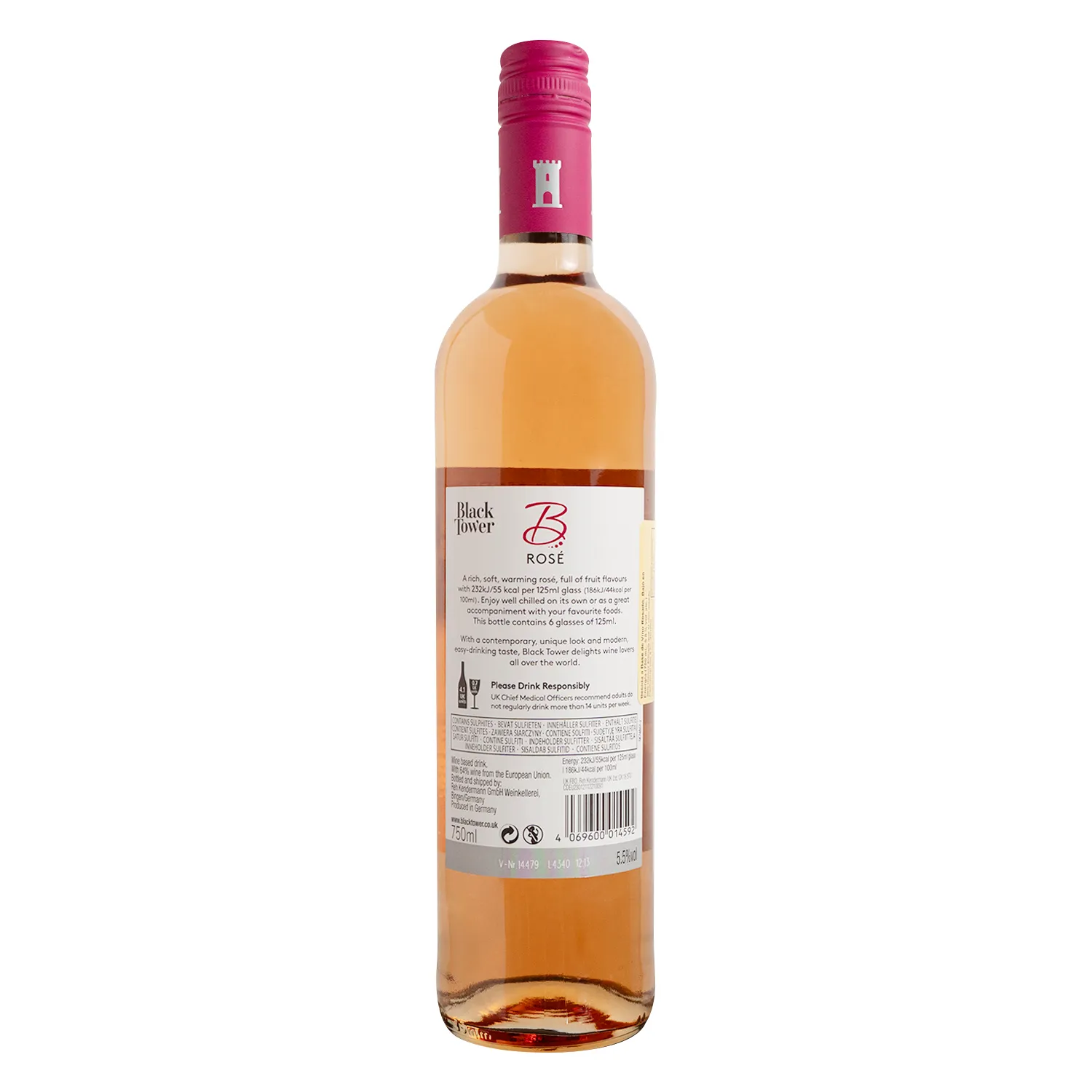 Vino Rosado Alemania Reducido En Alcohol Black Tower