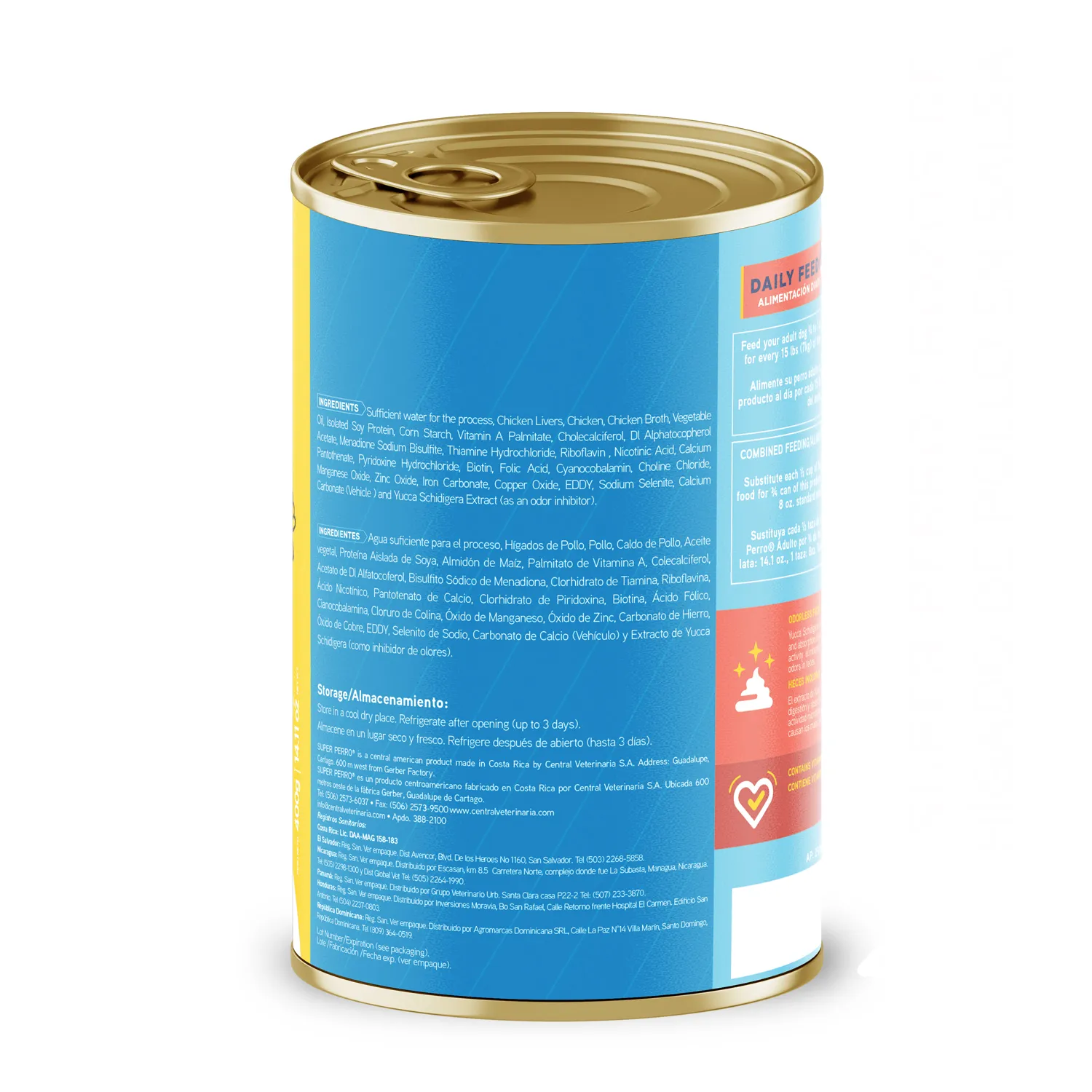 Alimento Perro Humedo Adulto Pollo Salsa Super Perro Lata 400 G